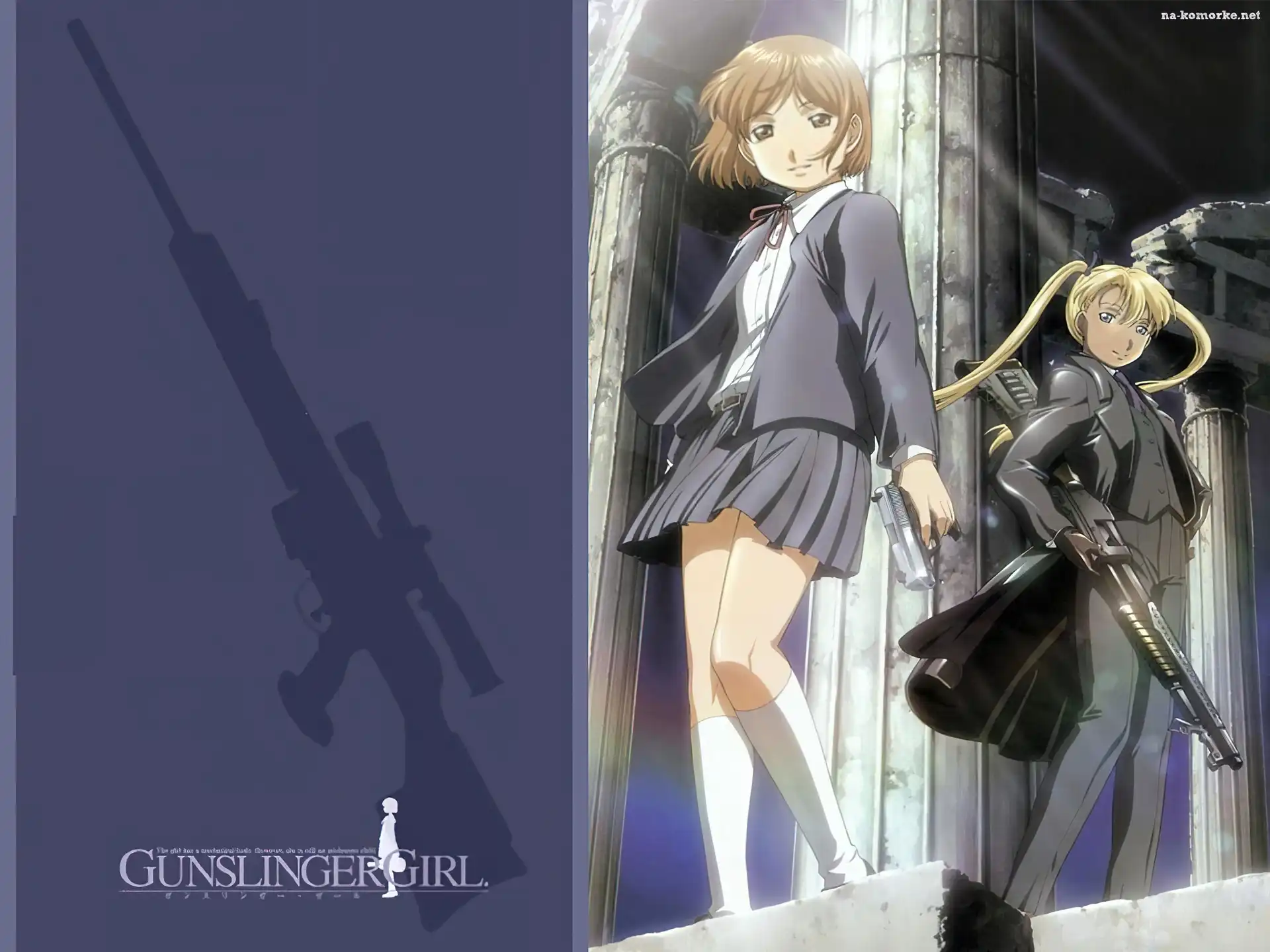 Gunslinger Girl, karabin, kobiety, broń