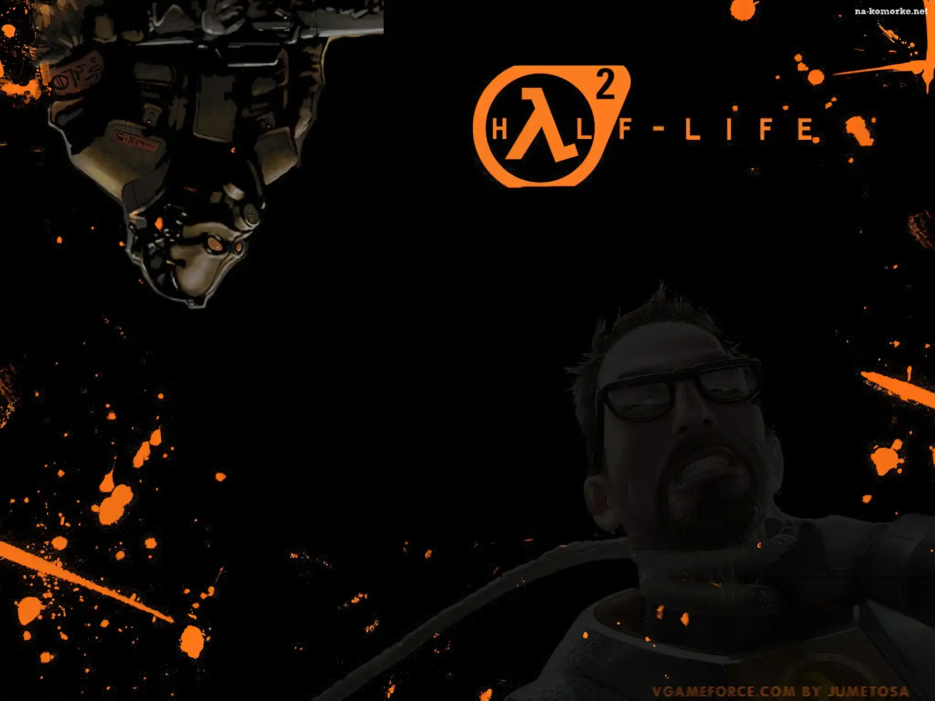 Half Life 2, postać, okulary, mężczyzna
