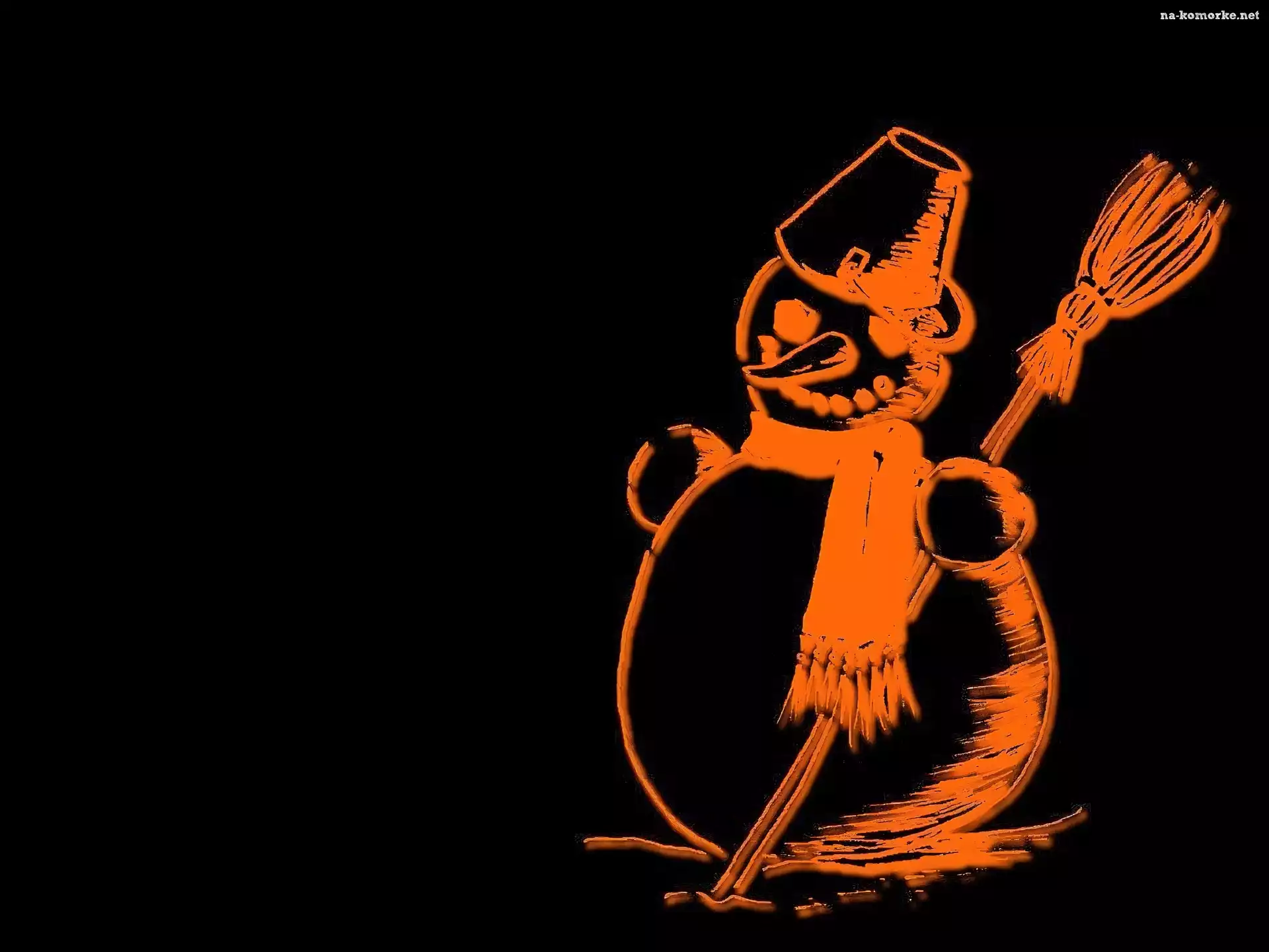 Halloween, bałwanek