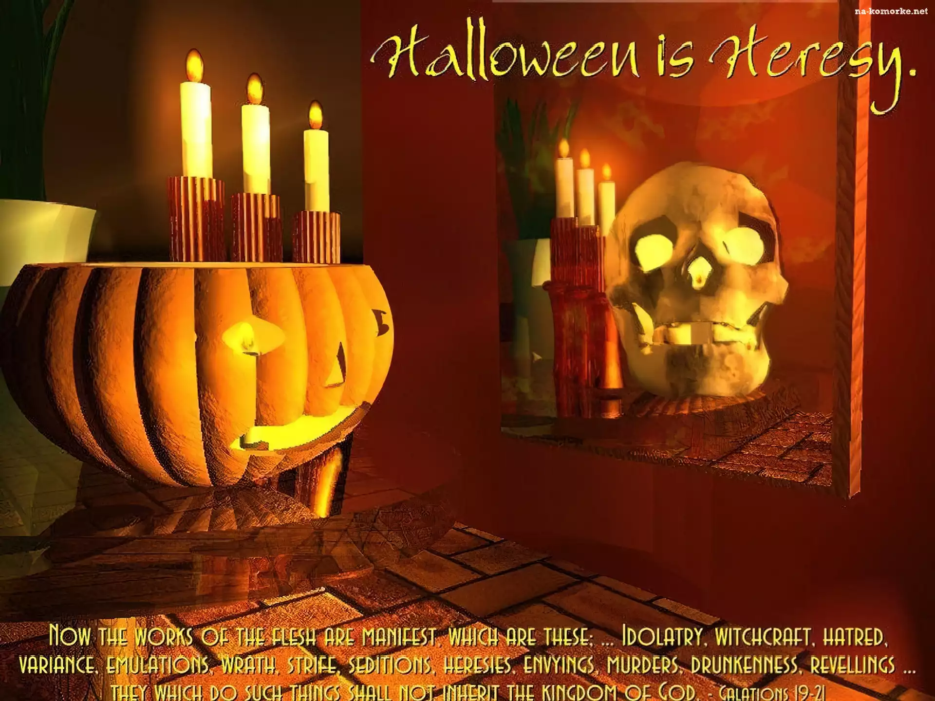 Halloween, czaszka
