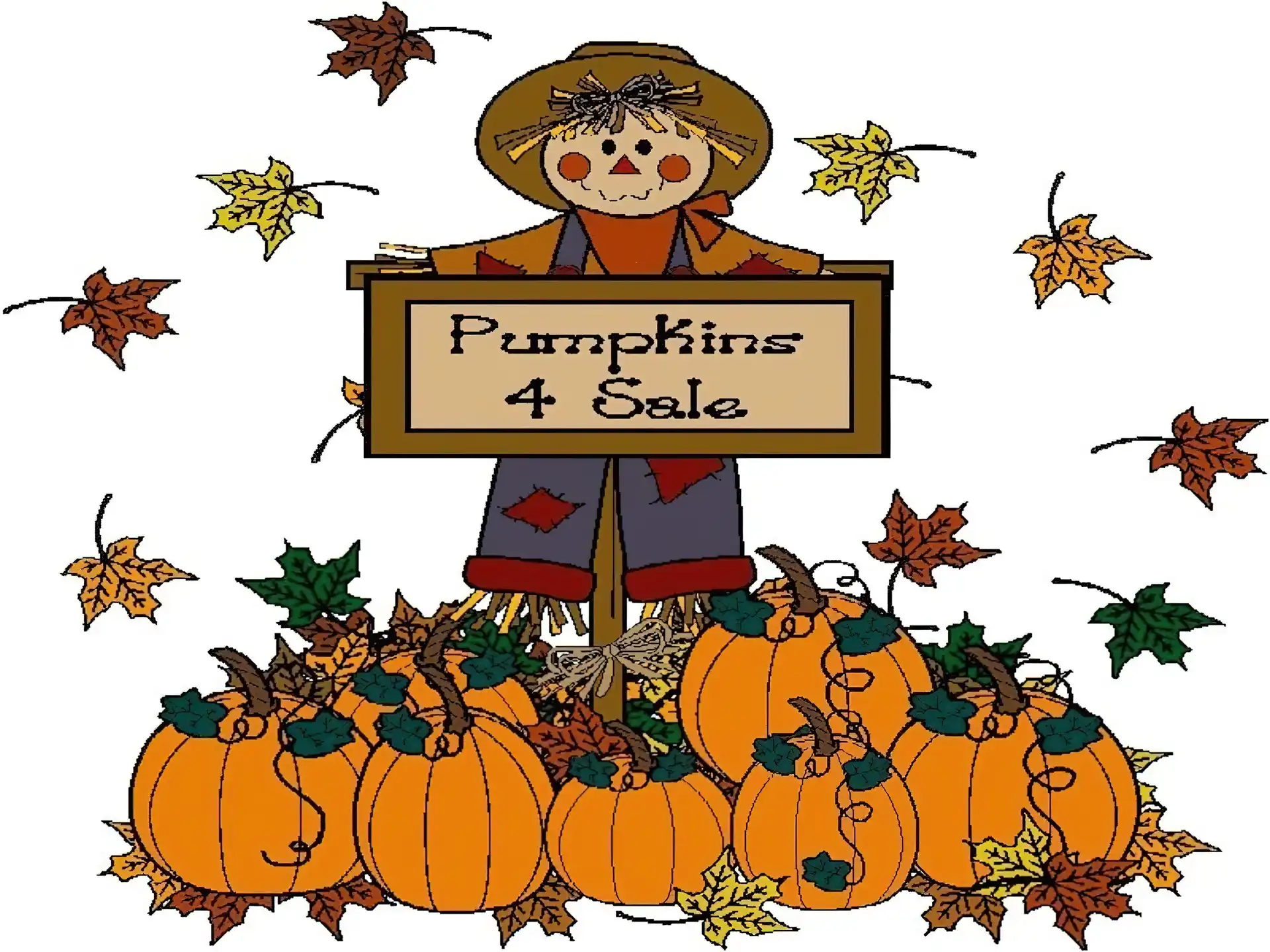 Halloween, strach na wróble , dynie