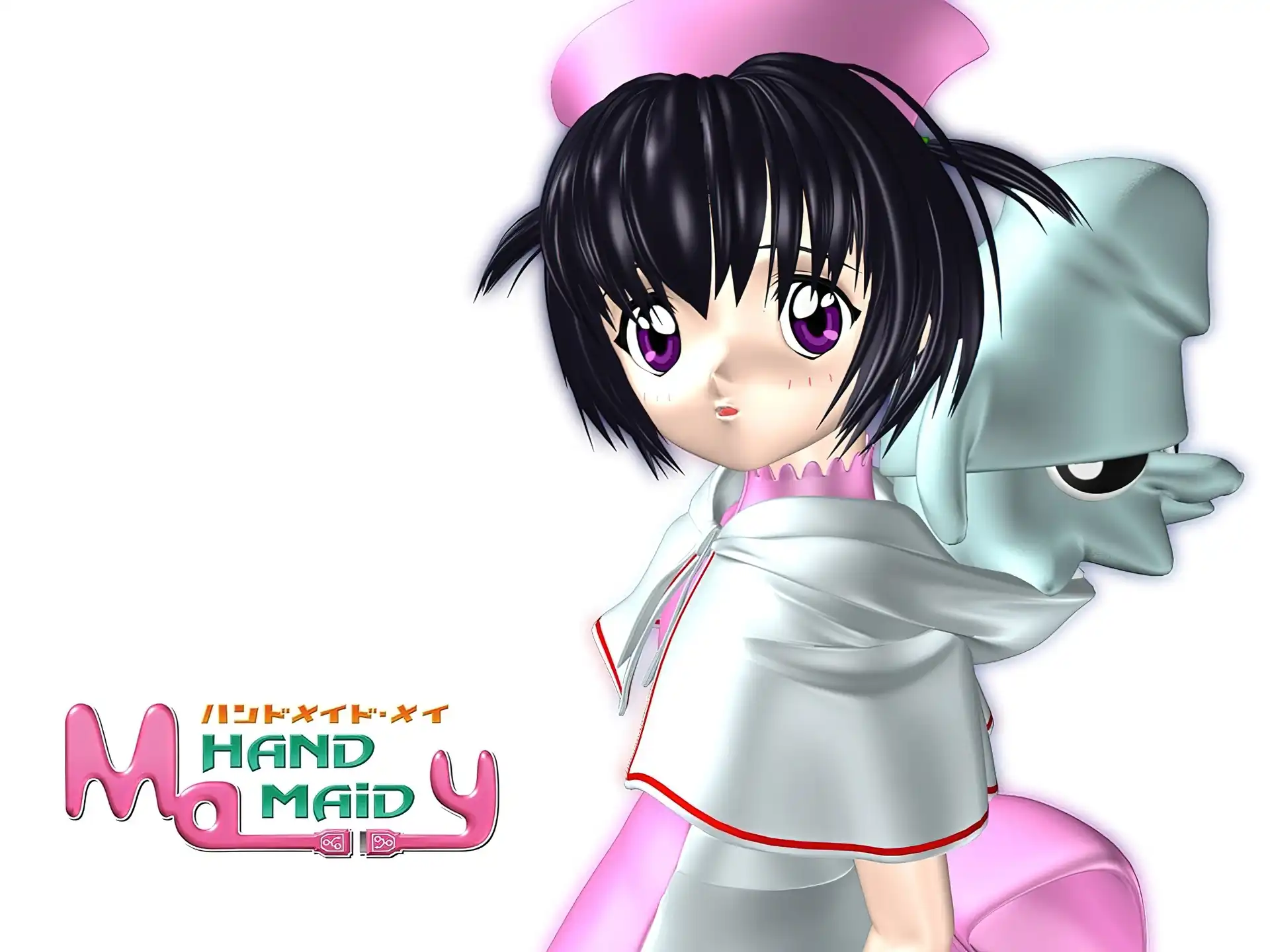 Hand Maid May, napis, dziewczyna, twarze