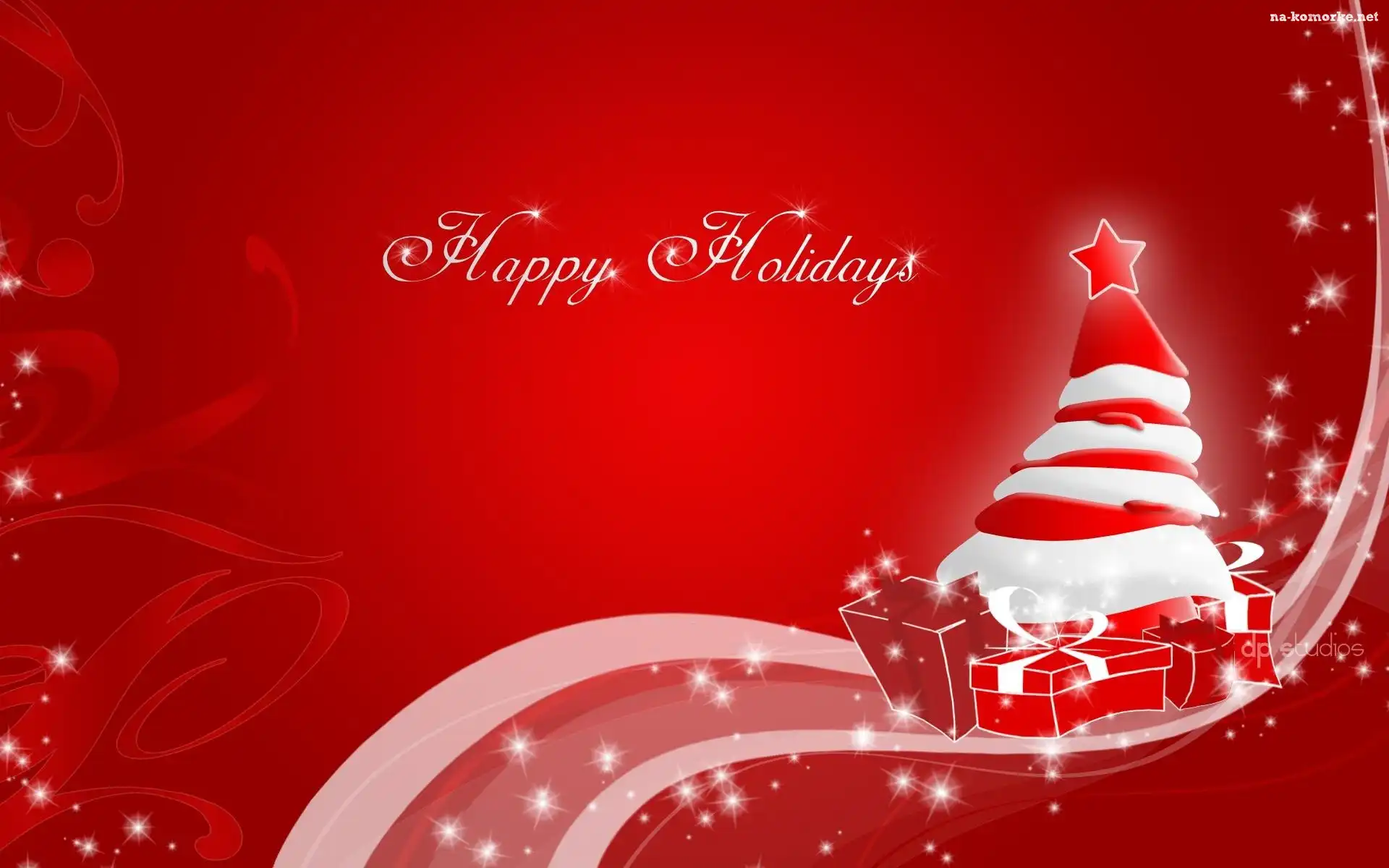 Happy, Prezenty, Holidays, Choinka