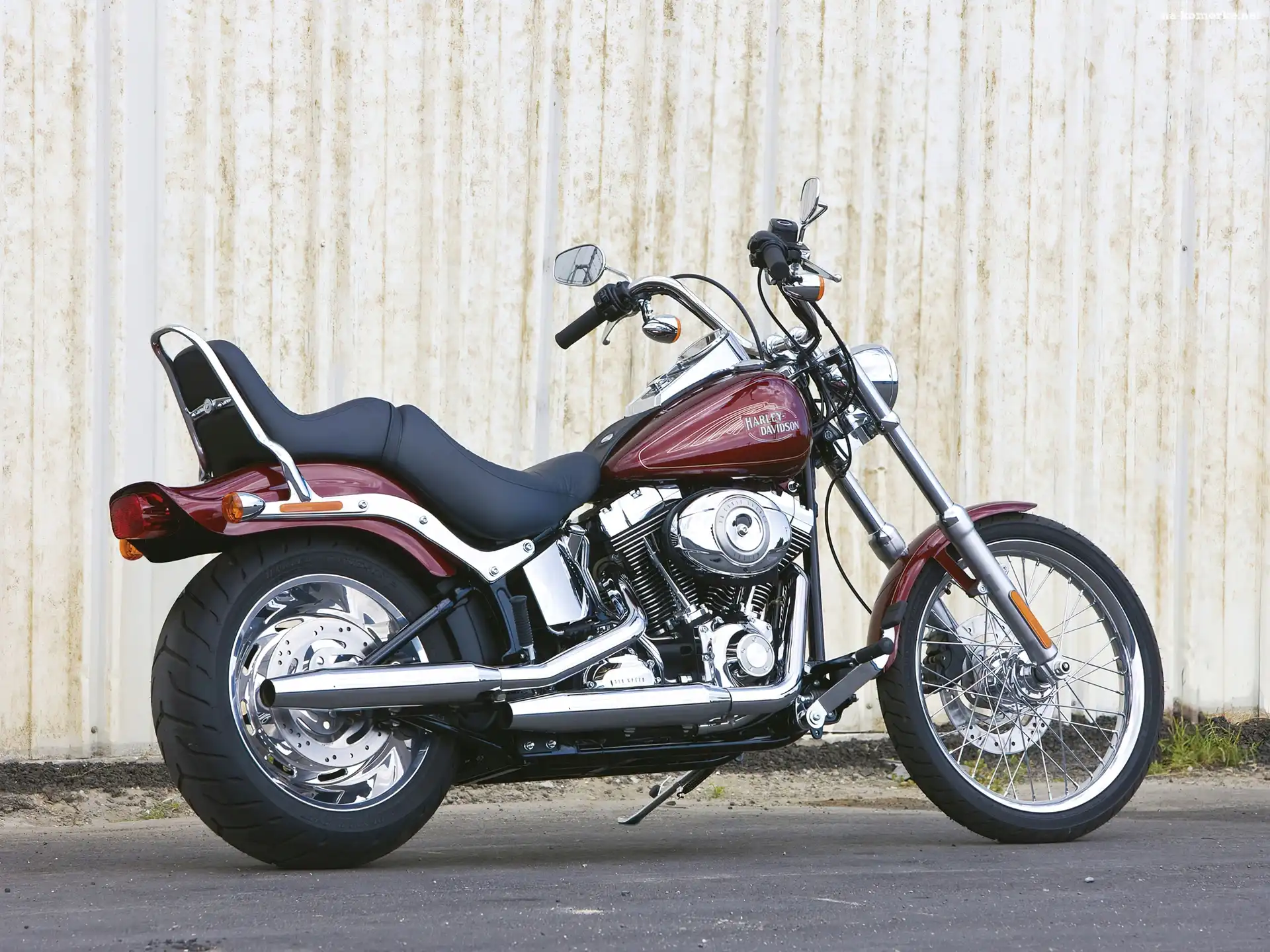 Harley Davidson Softail Custom, Lampa, Tylna