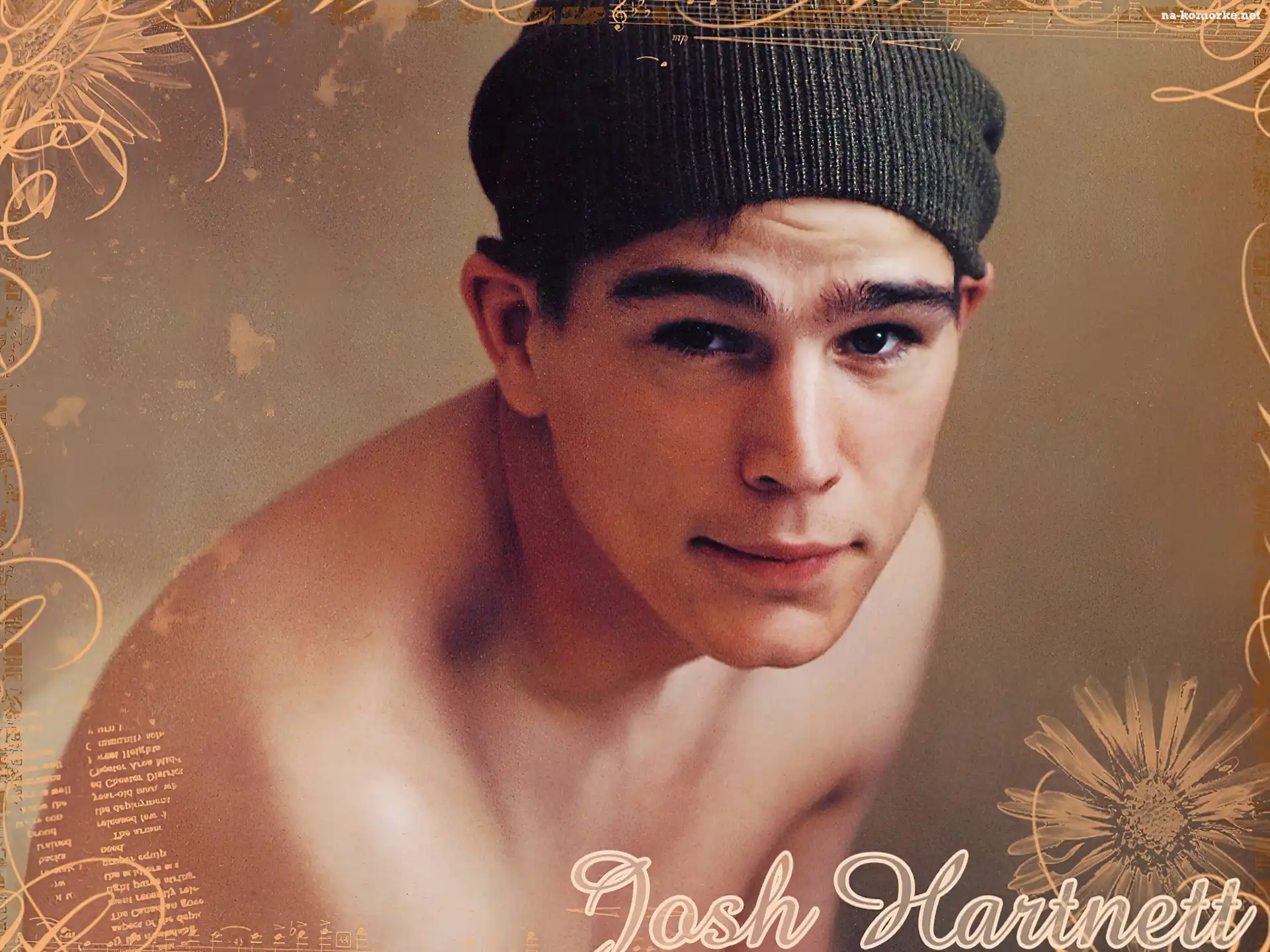 Josh Hartnett, czapeczka