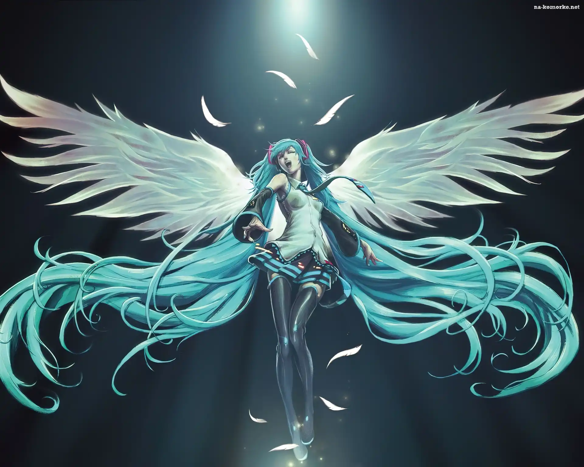 Hatsune Miku, Włosy, Anioł