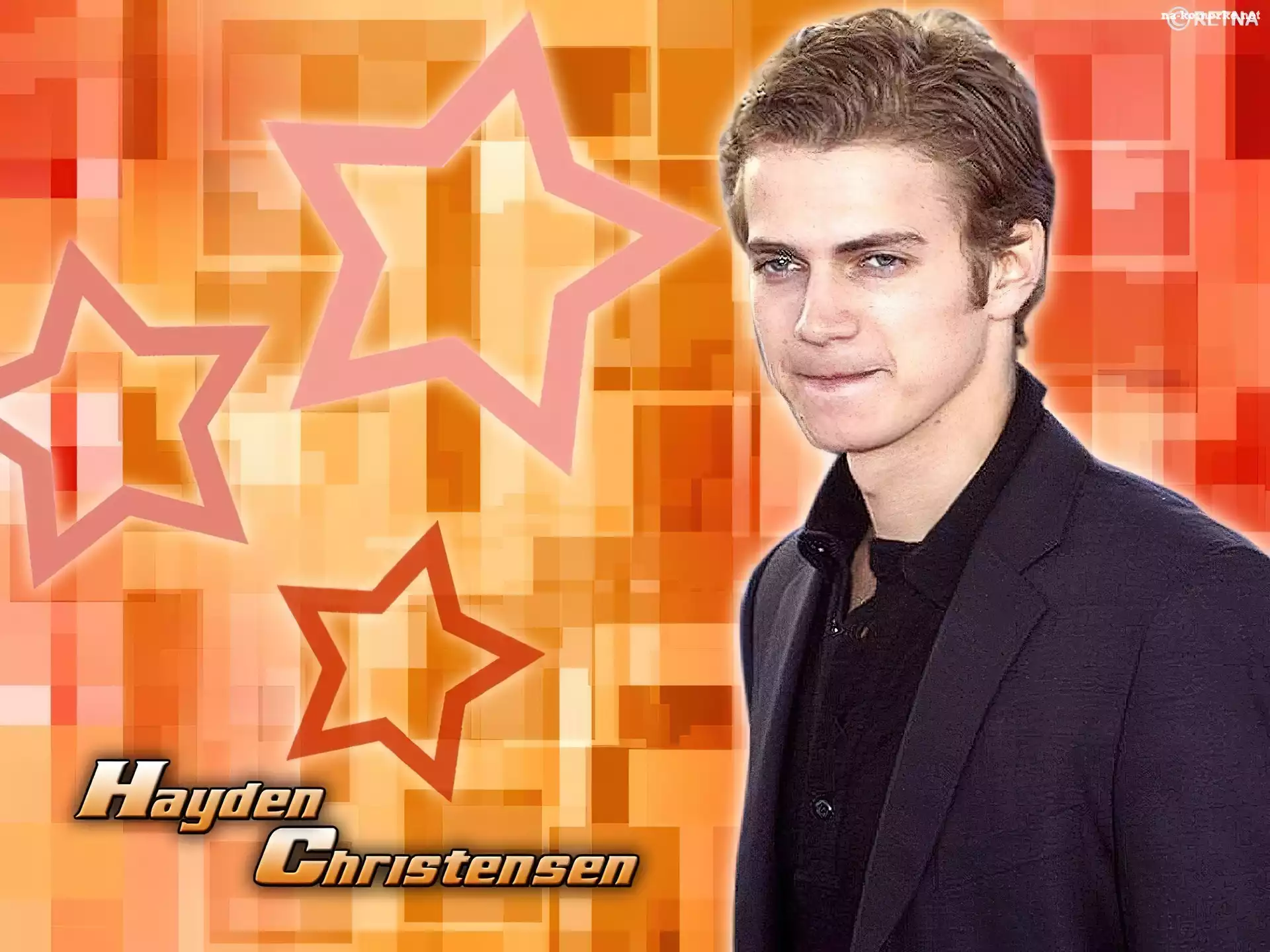 Hayden Christensen, czarny strój
