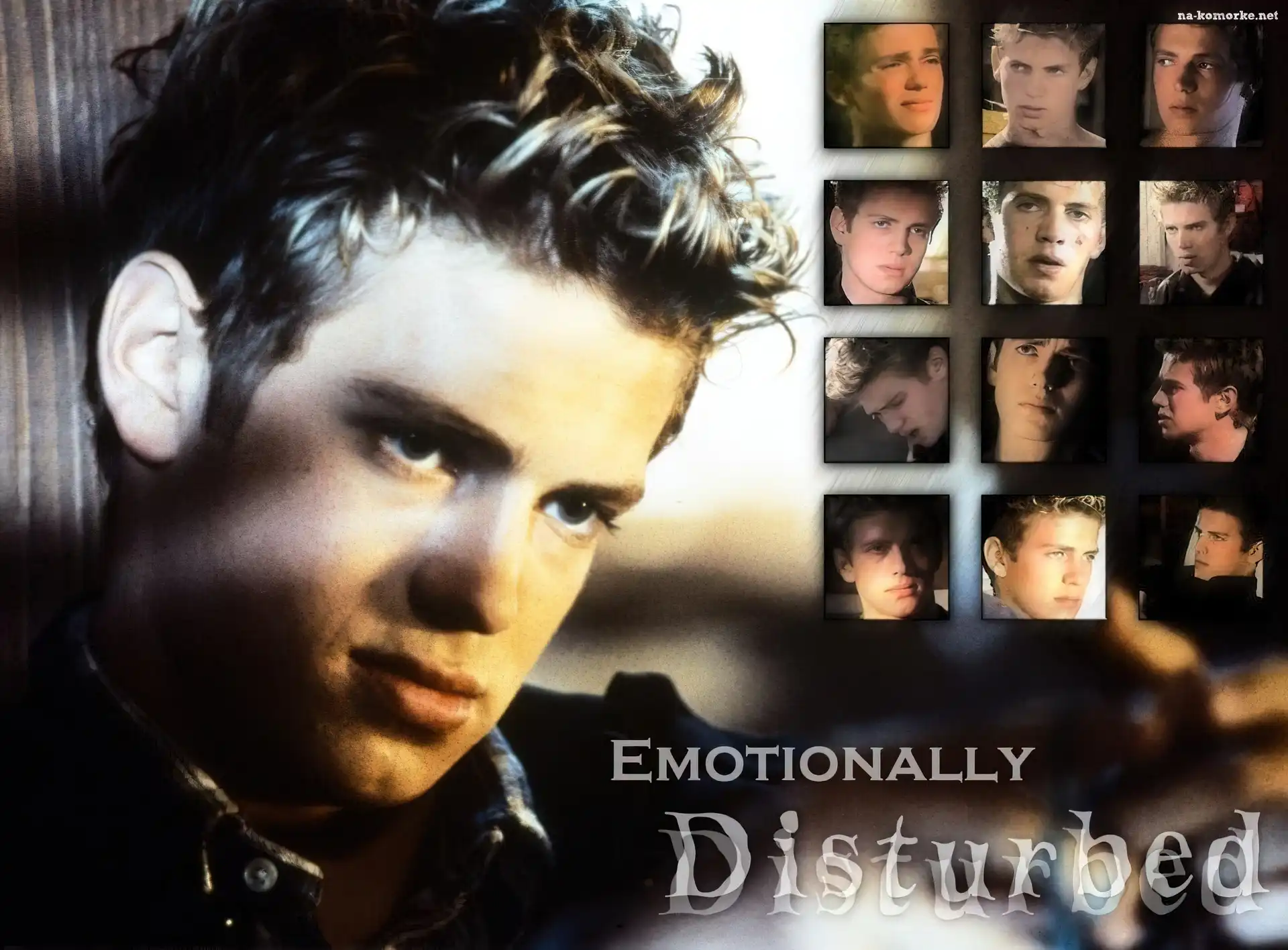 Hayden Christensen, emotionally disturbed niebieskie oczy