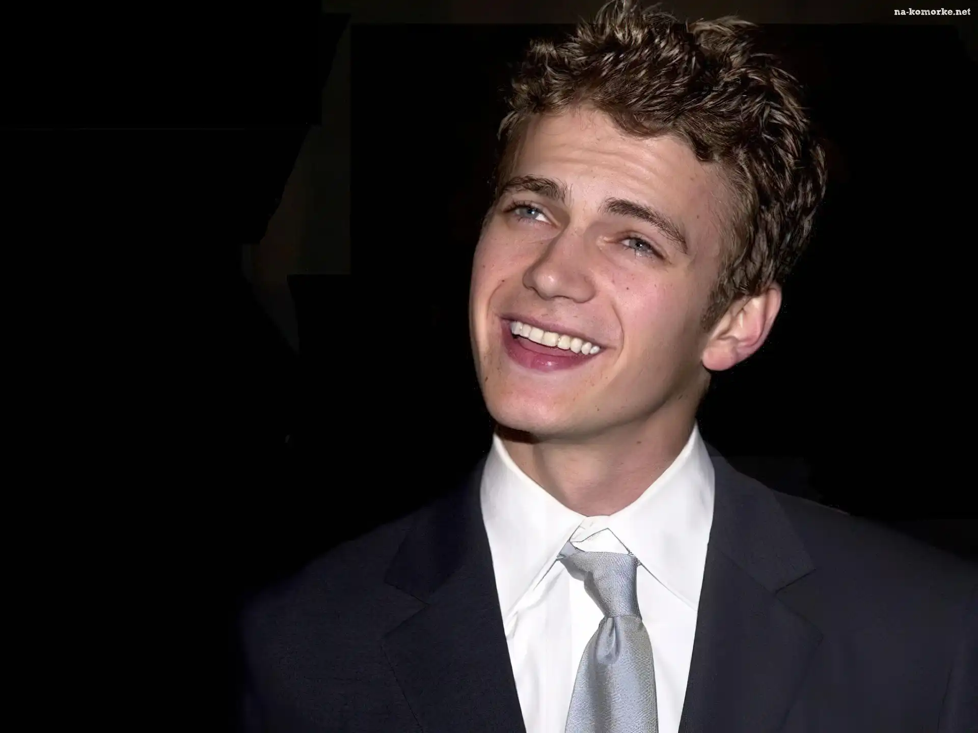 Hayden Christensen, jasne włosy, niebieskie oczy