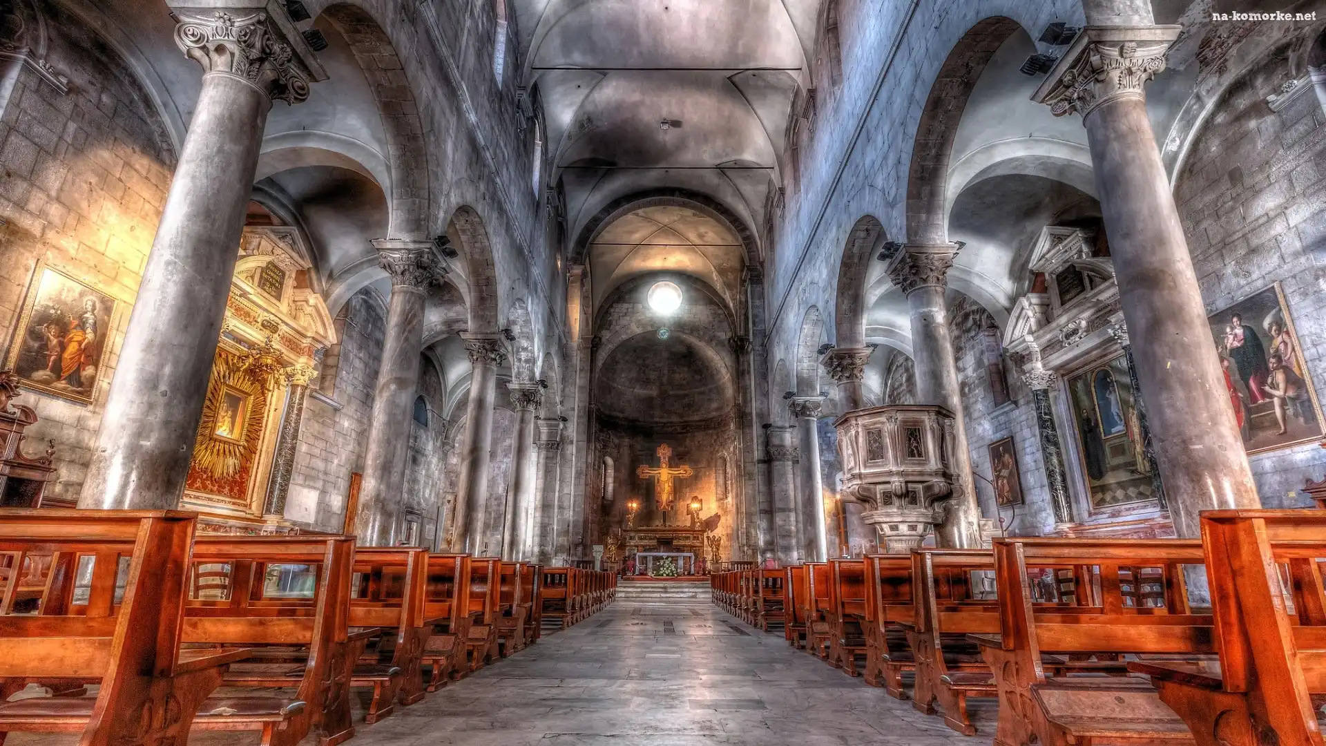 HDR, Kościół, Wnętrze, Katedra