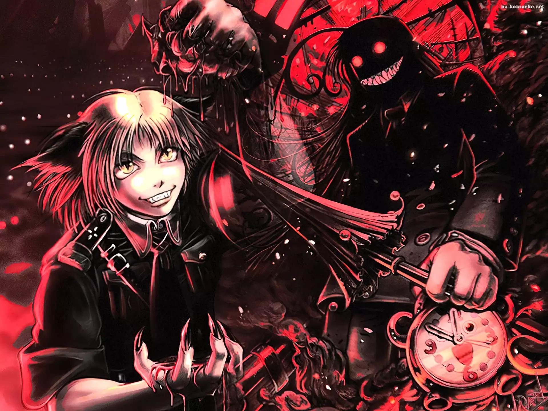 Hellsing, Budzik, Stwór, Szpony