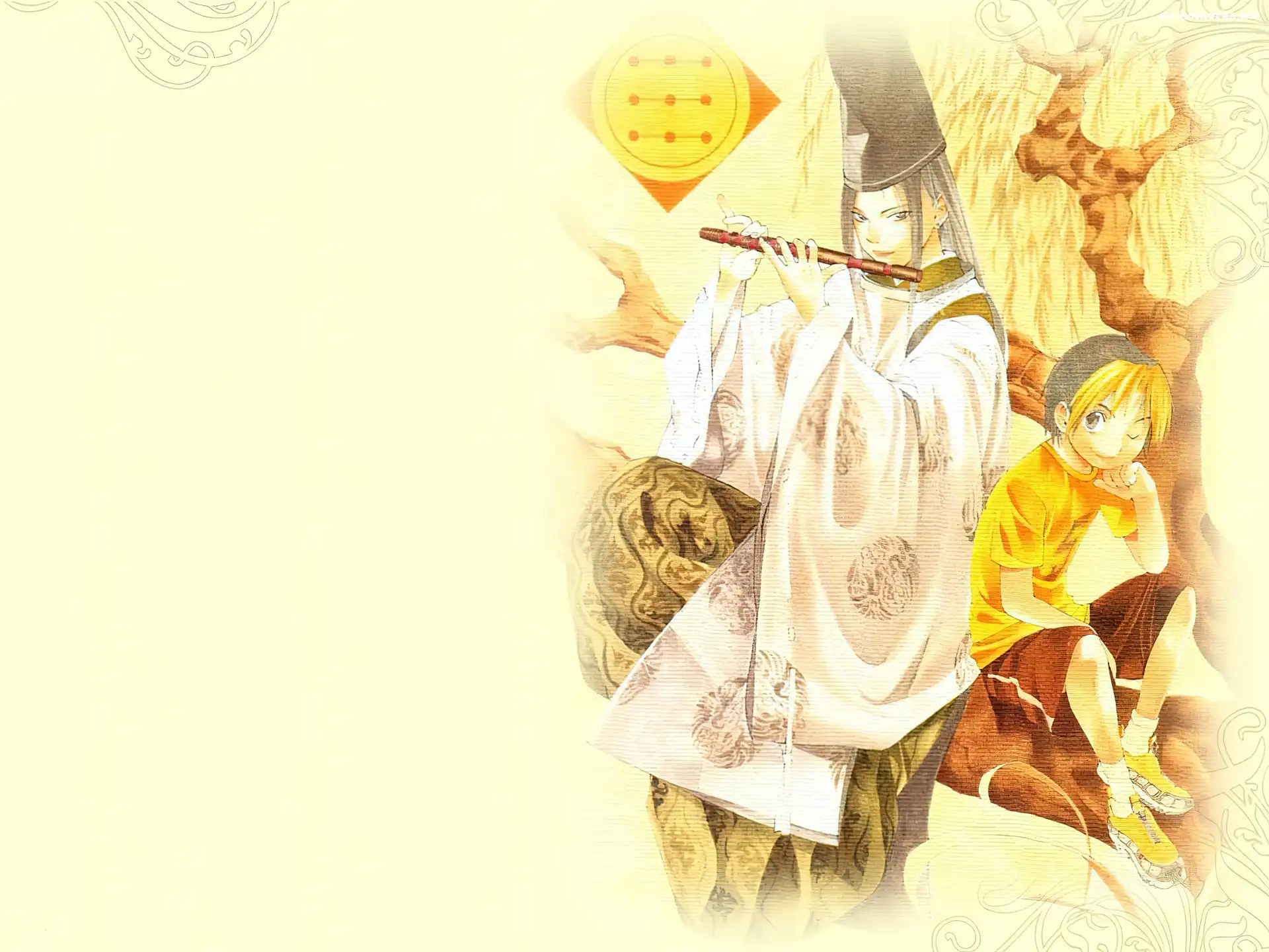 Hikaru No Go, konar, flet, ludzie