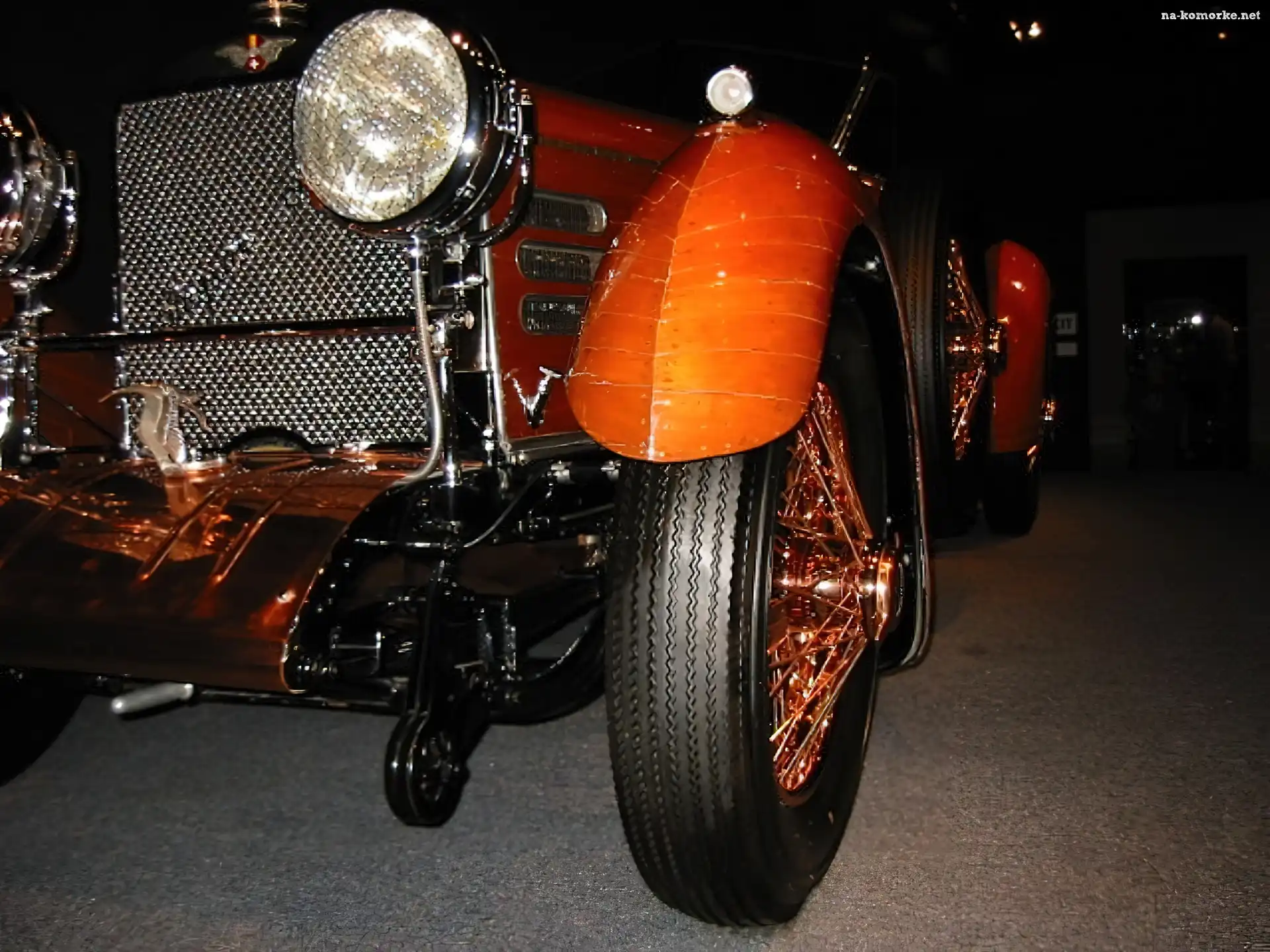 Hispano Suiza, felgi, światła , okno
