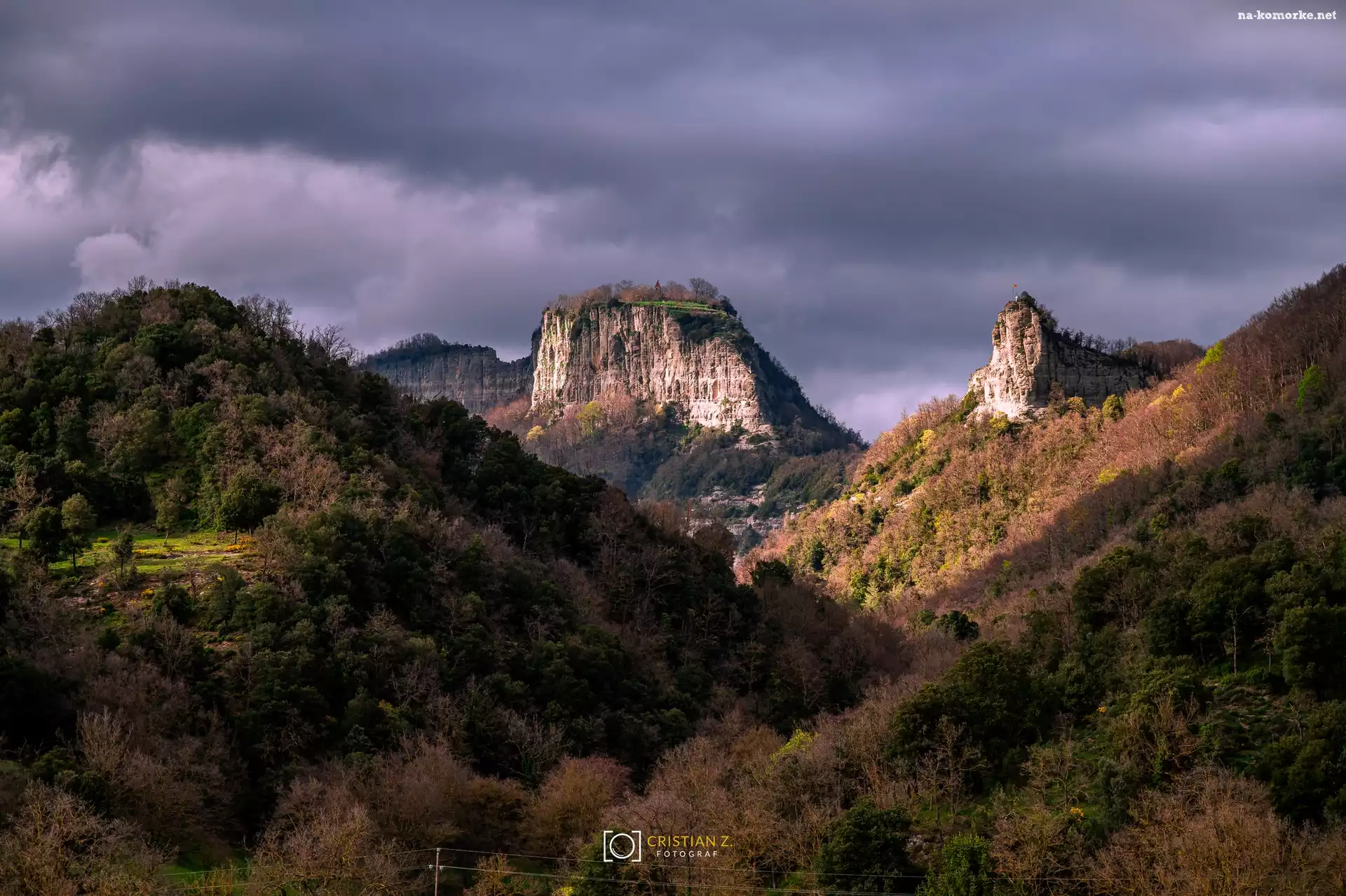 Półwysep Iberyjski, Sierra de Cabrera, Skały, Hiszpania, Lasy, Chmury, Góry, Katalonia