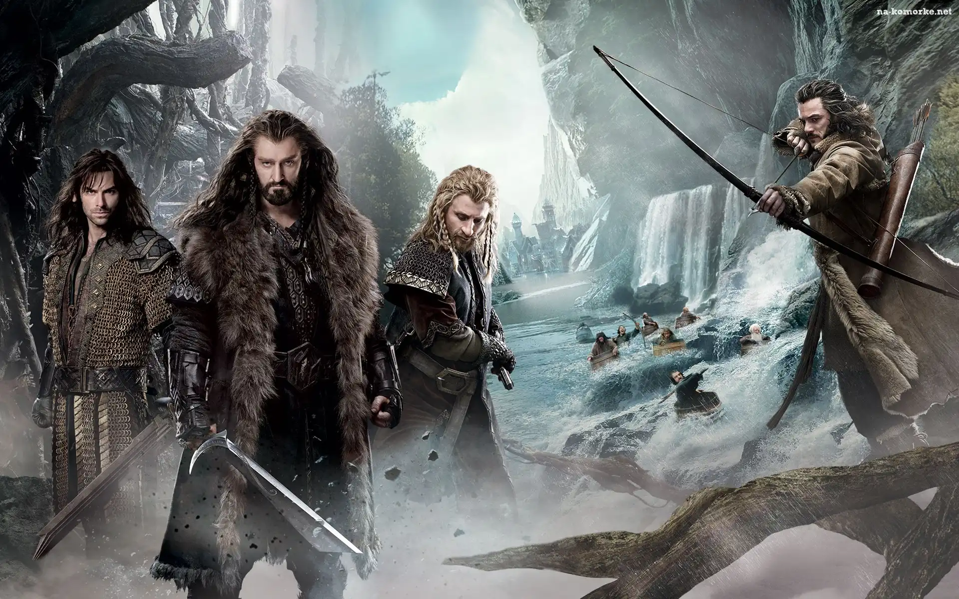 Hobbit 2, Łuk, Postacie, Miecze
