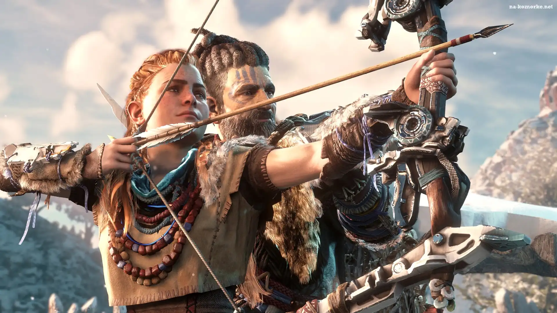 Horizon Zero Dawn, Łuk, Aloy, Rost