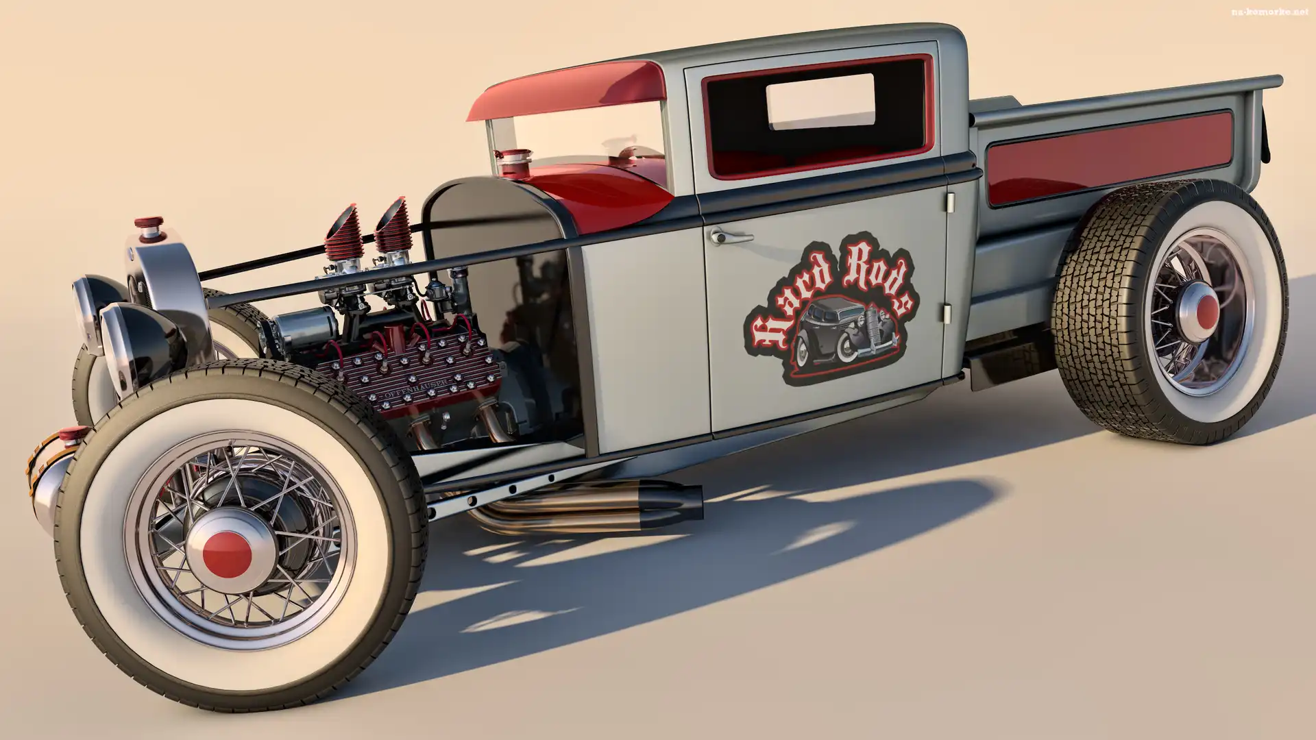 Zabytkowy, Hot Rod, Ford Model A Pickup, 1930