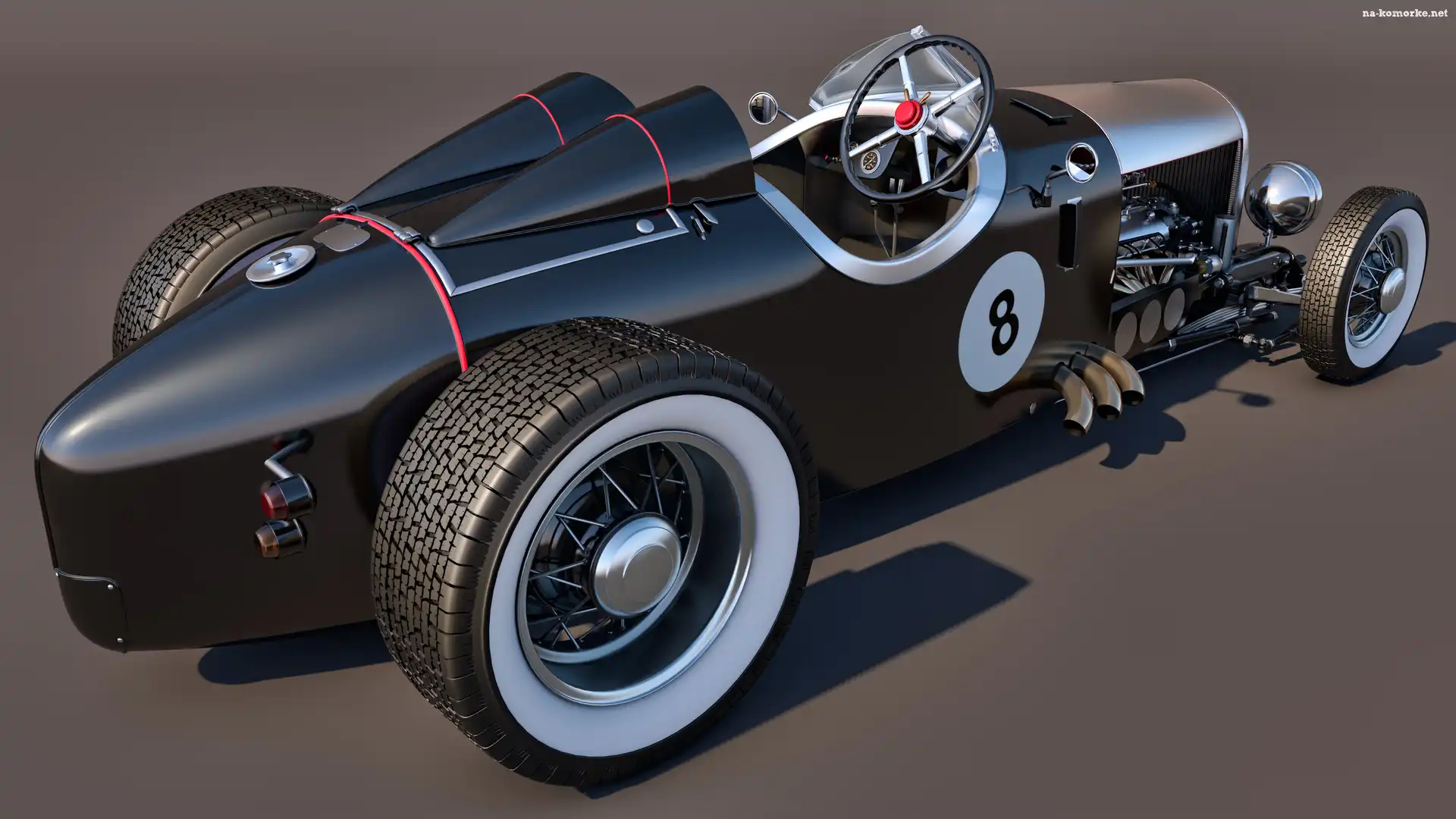Zabytkowy, Hot Rod, Austro Daimler Torpedo, 1929