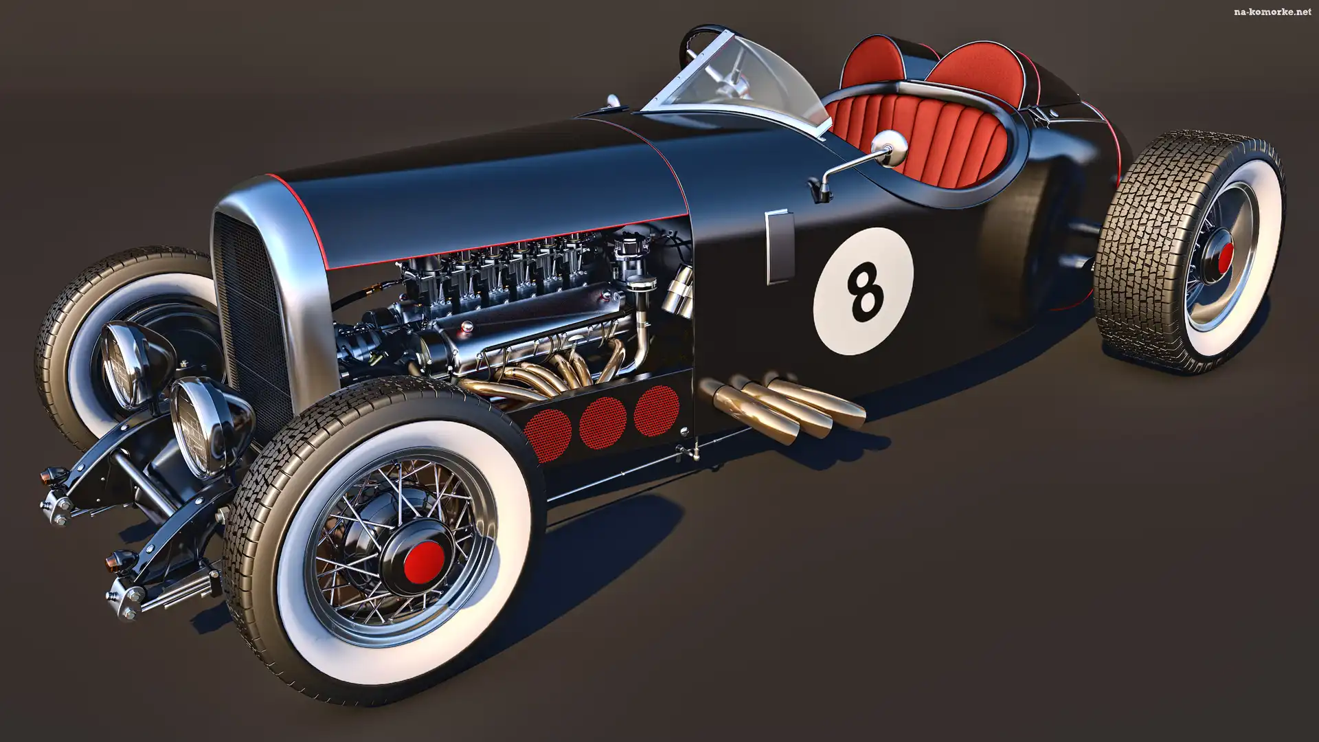 Zabytkowy, Hot Rod, Austro Daimler Torpedo, 1929
