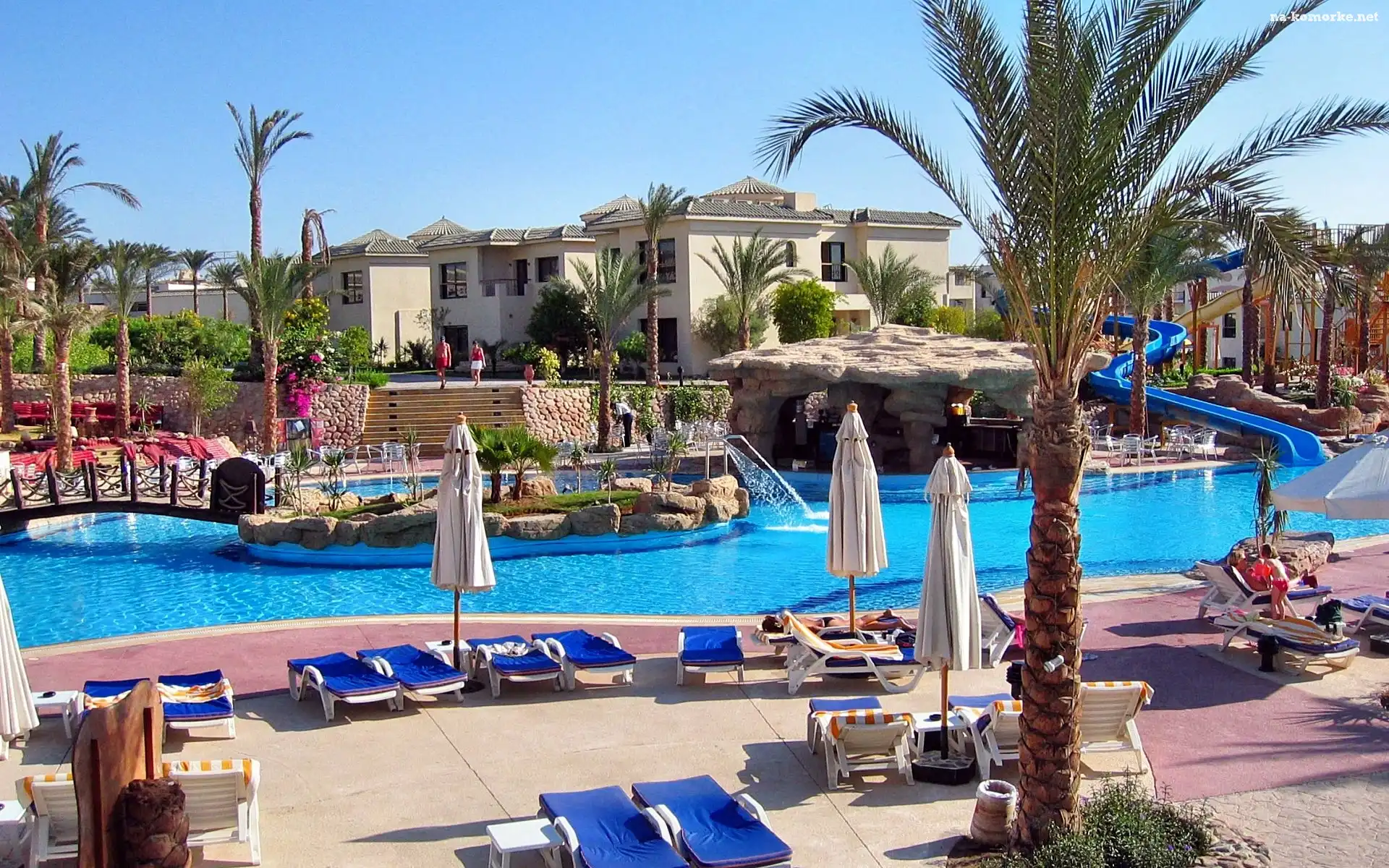 Hotel, Egipt, Basen, Kurort