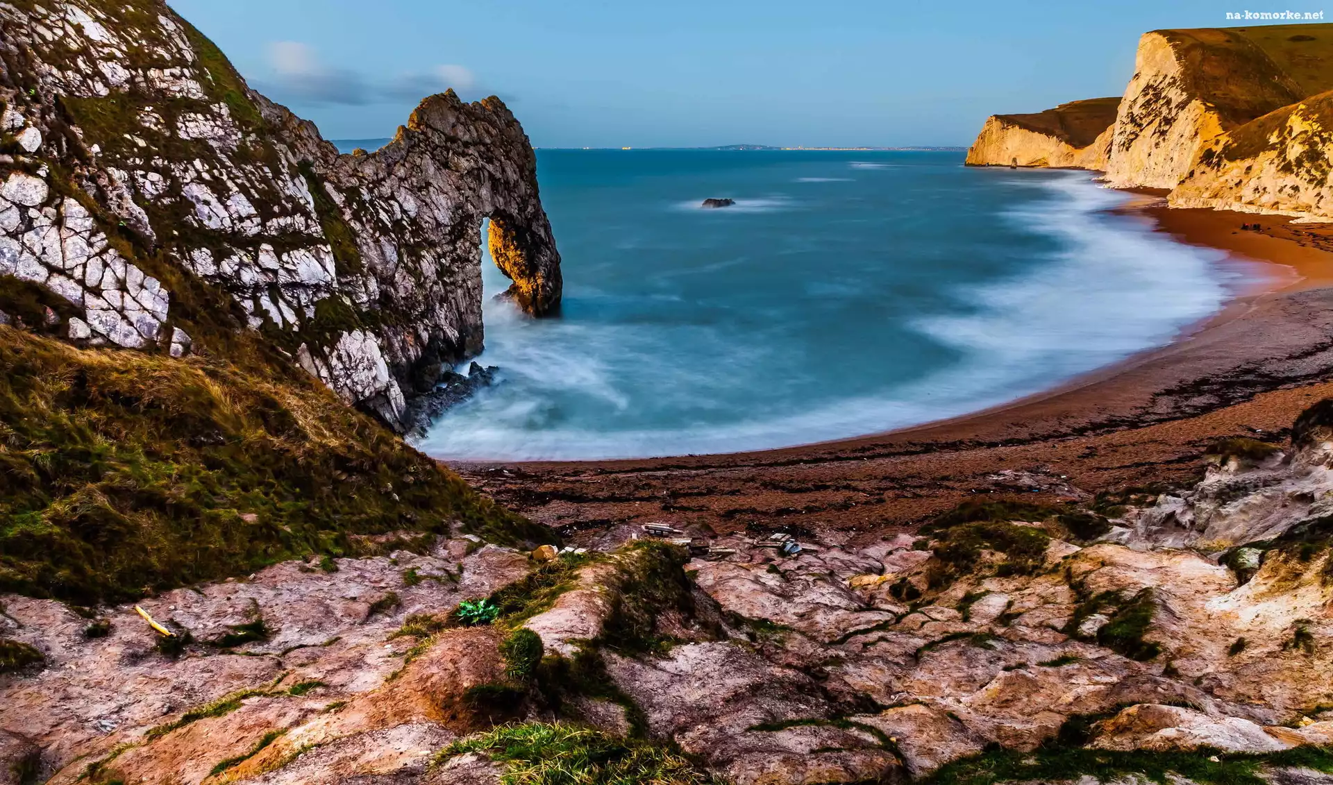 Skała, Hrabstwo Dorset, Anglia, Klif, Morze, Durdle Door