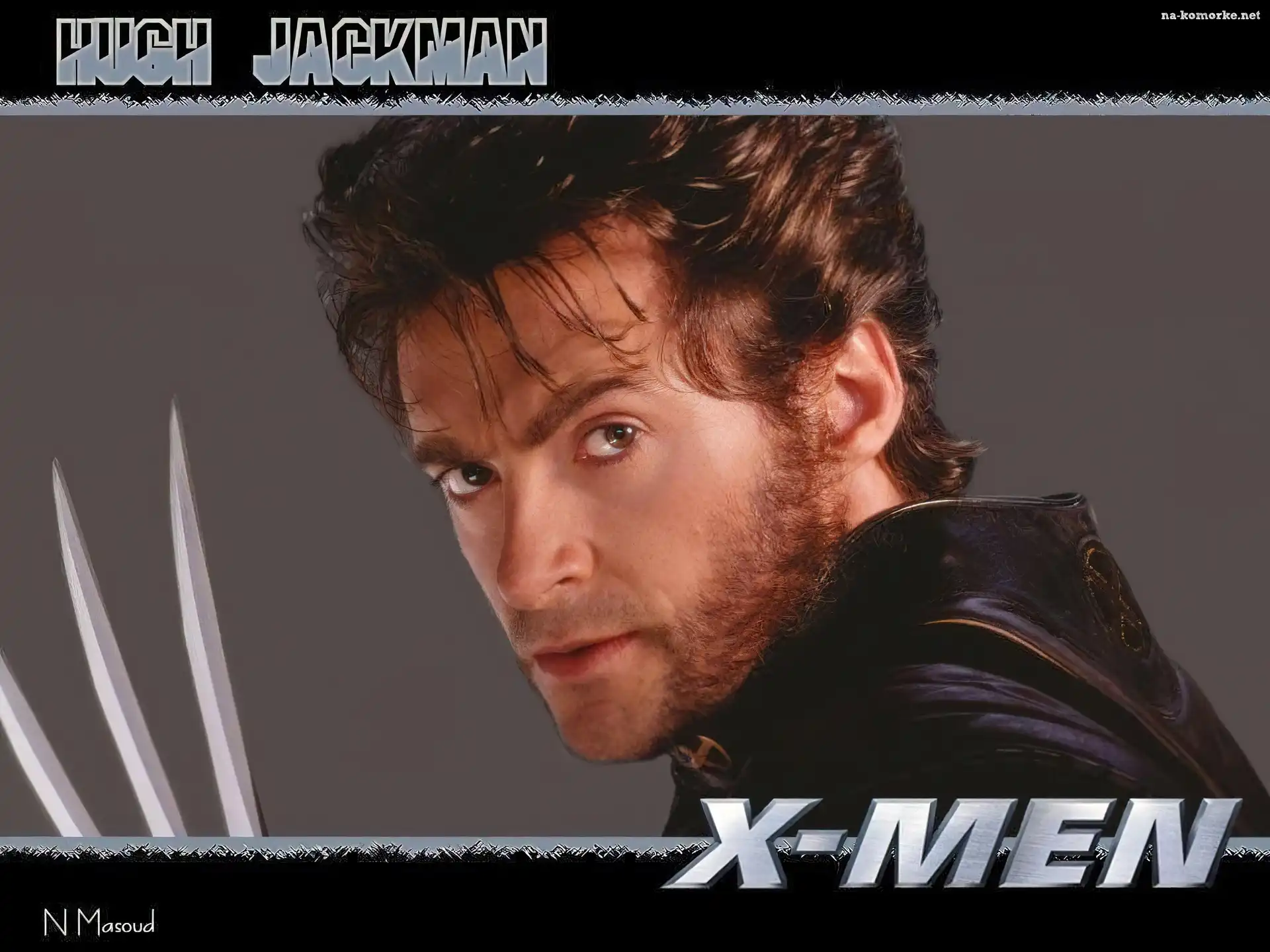 Hugh Jackman, x-men, brÄ…zowe oczy