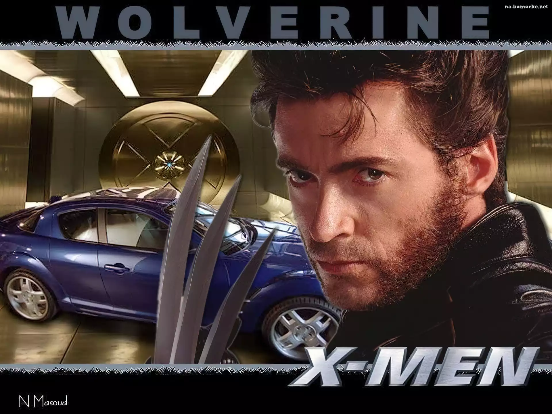 Hugh Jackman, x-men, samochód