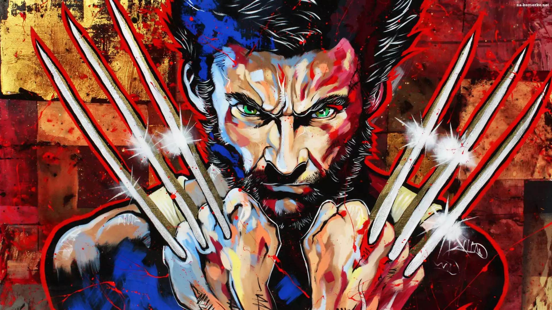 Film, Aktor, Hugh Jackman, X-Men Geneza Wolverine, Grafika, Postać, Logan