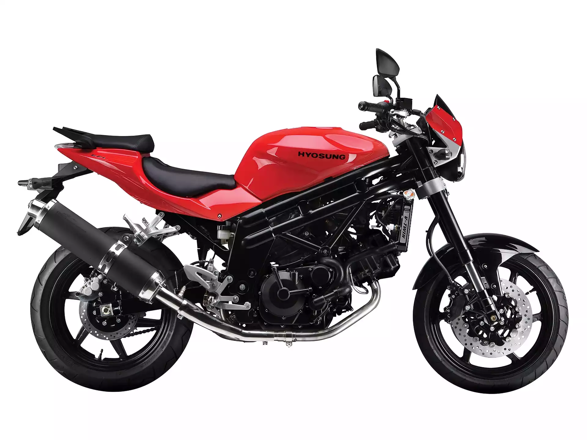 Hyosung GT650 EFI, Felgi, Czarna, Rama