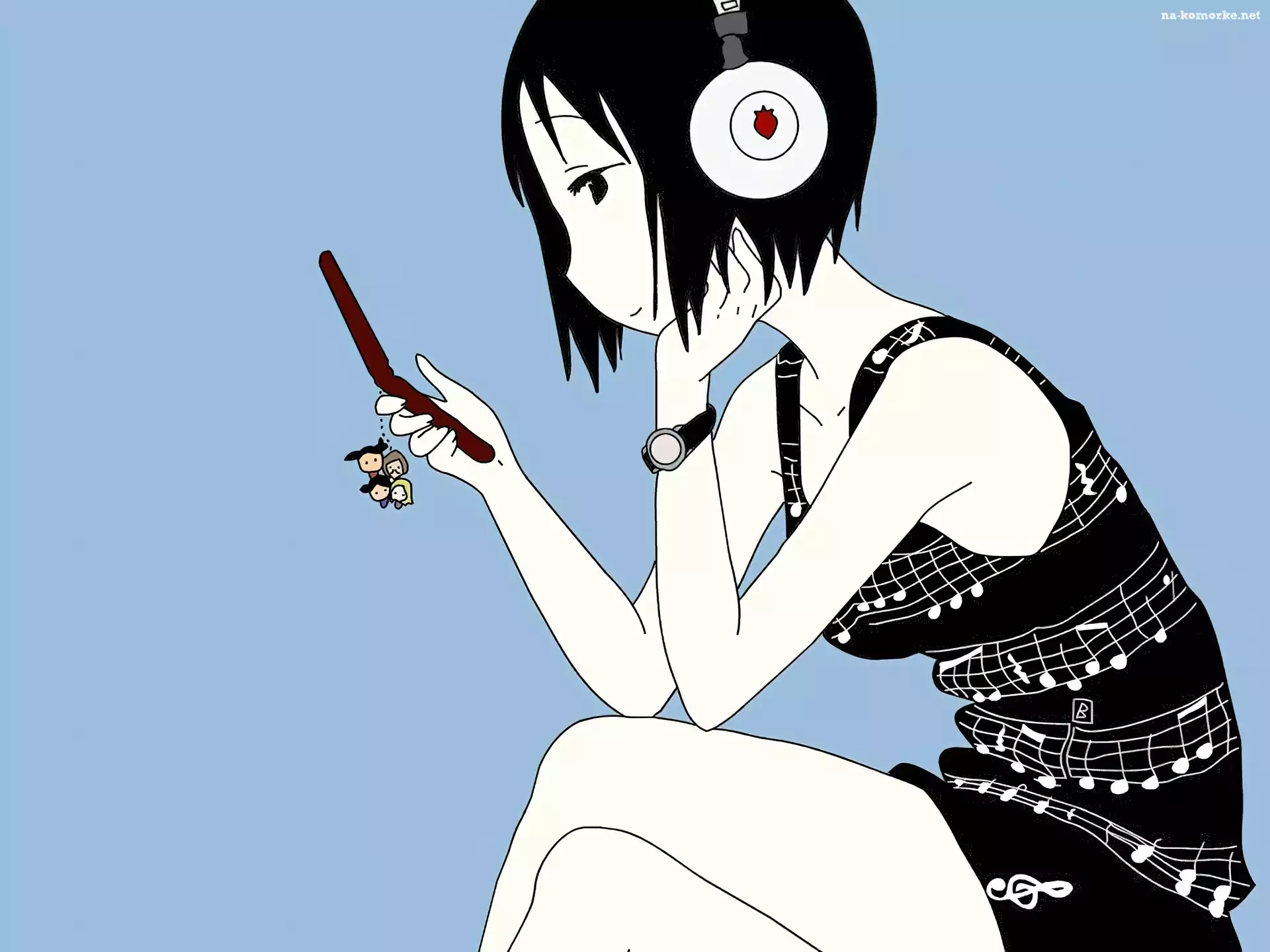 Ichigo Mashimaro, telefon, kobieta, komórka