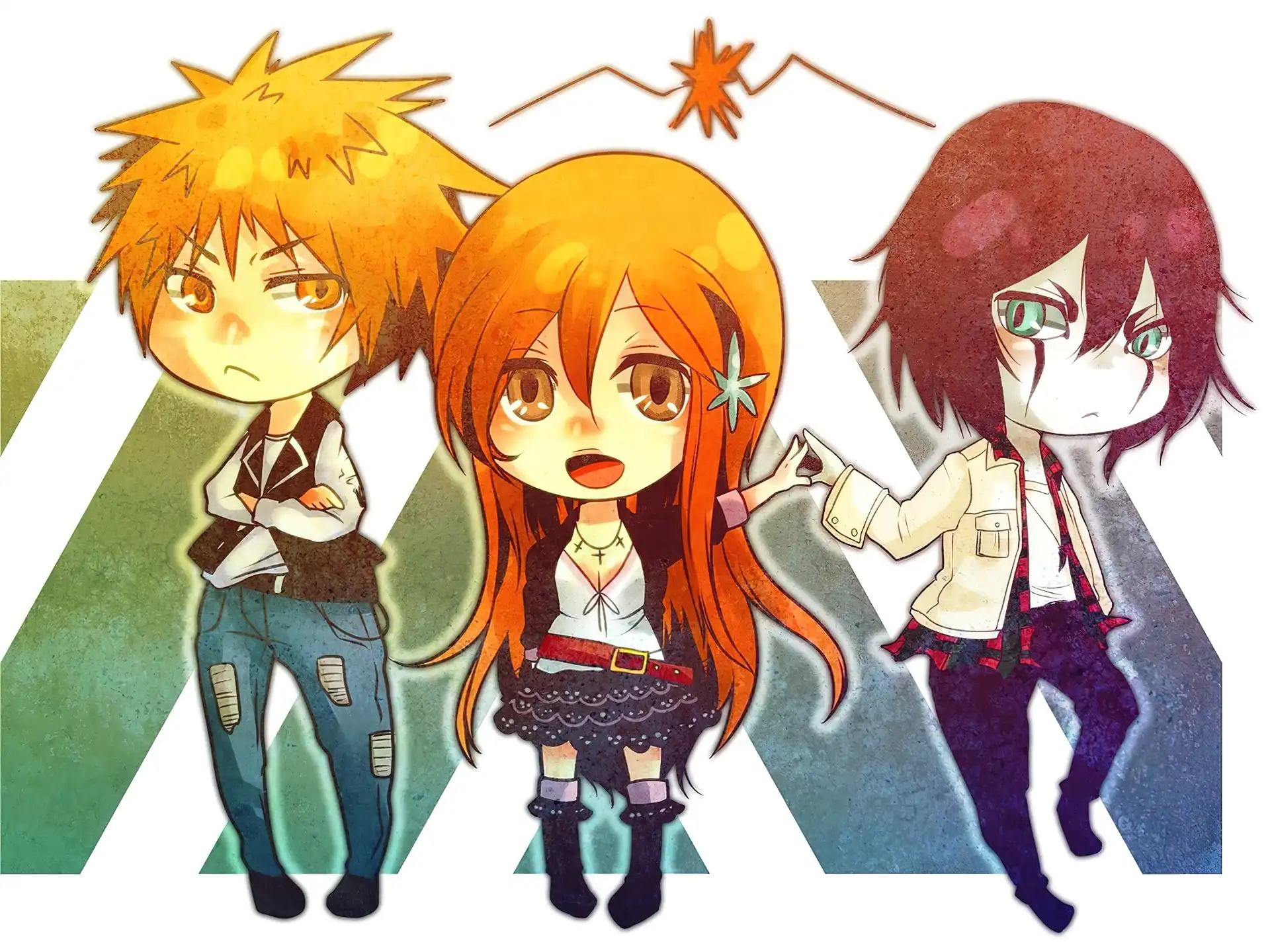 Chibi, Ulquiorra, Ichigo, Inoue