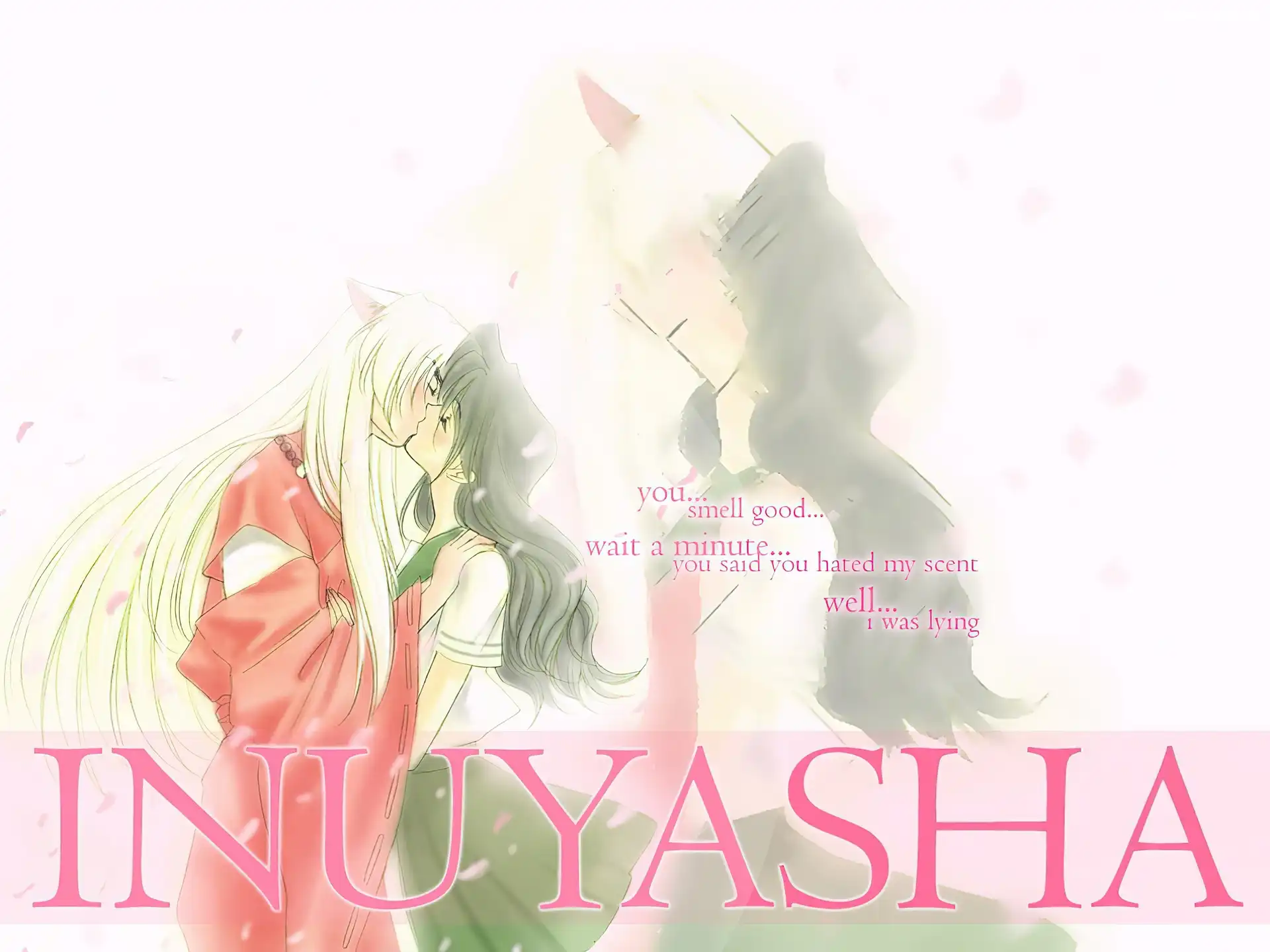 para, ludzie, Inu Yasha, kiss