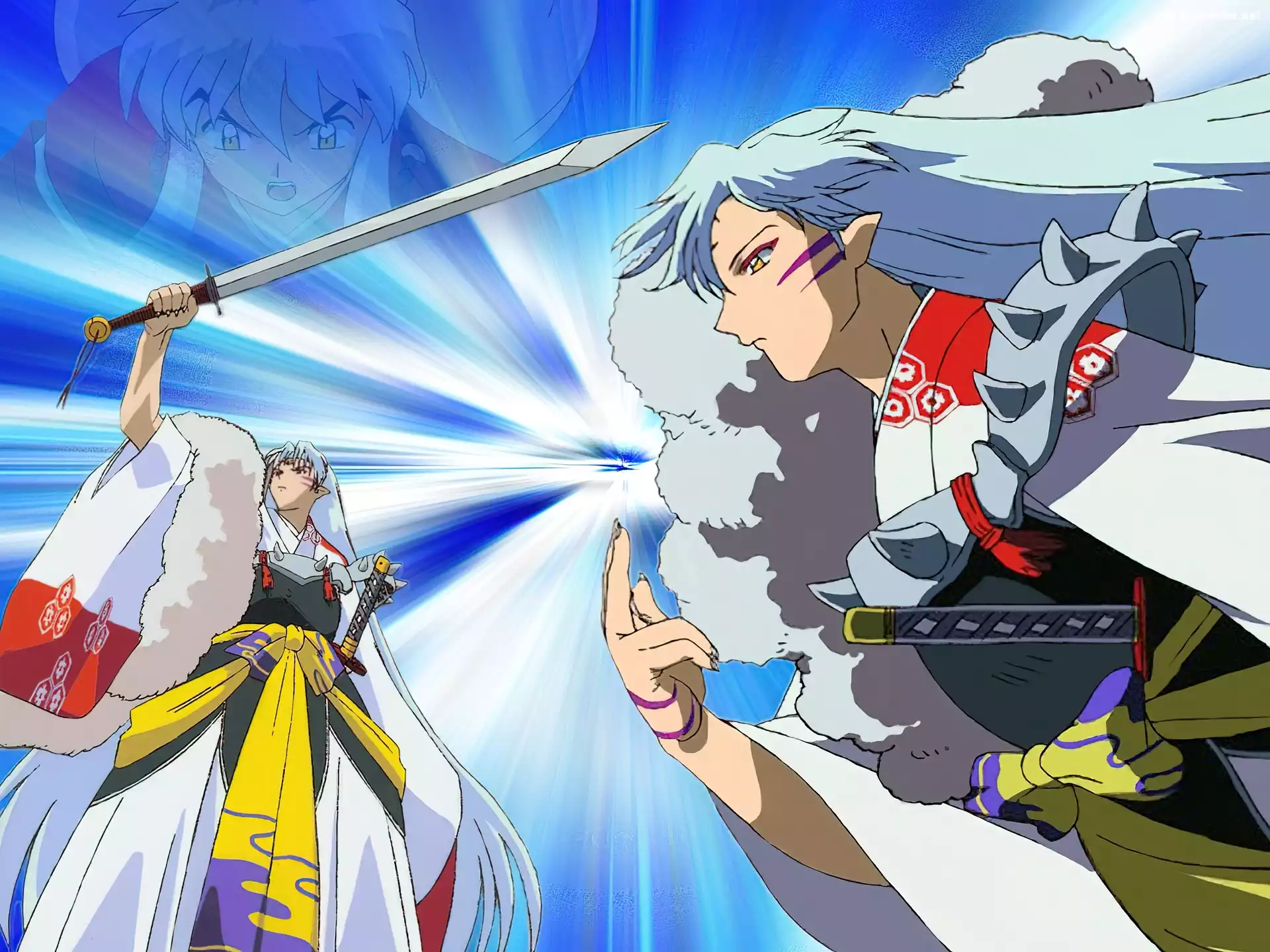 Inu Yasha, miecze, wojownicy