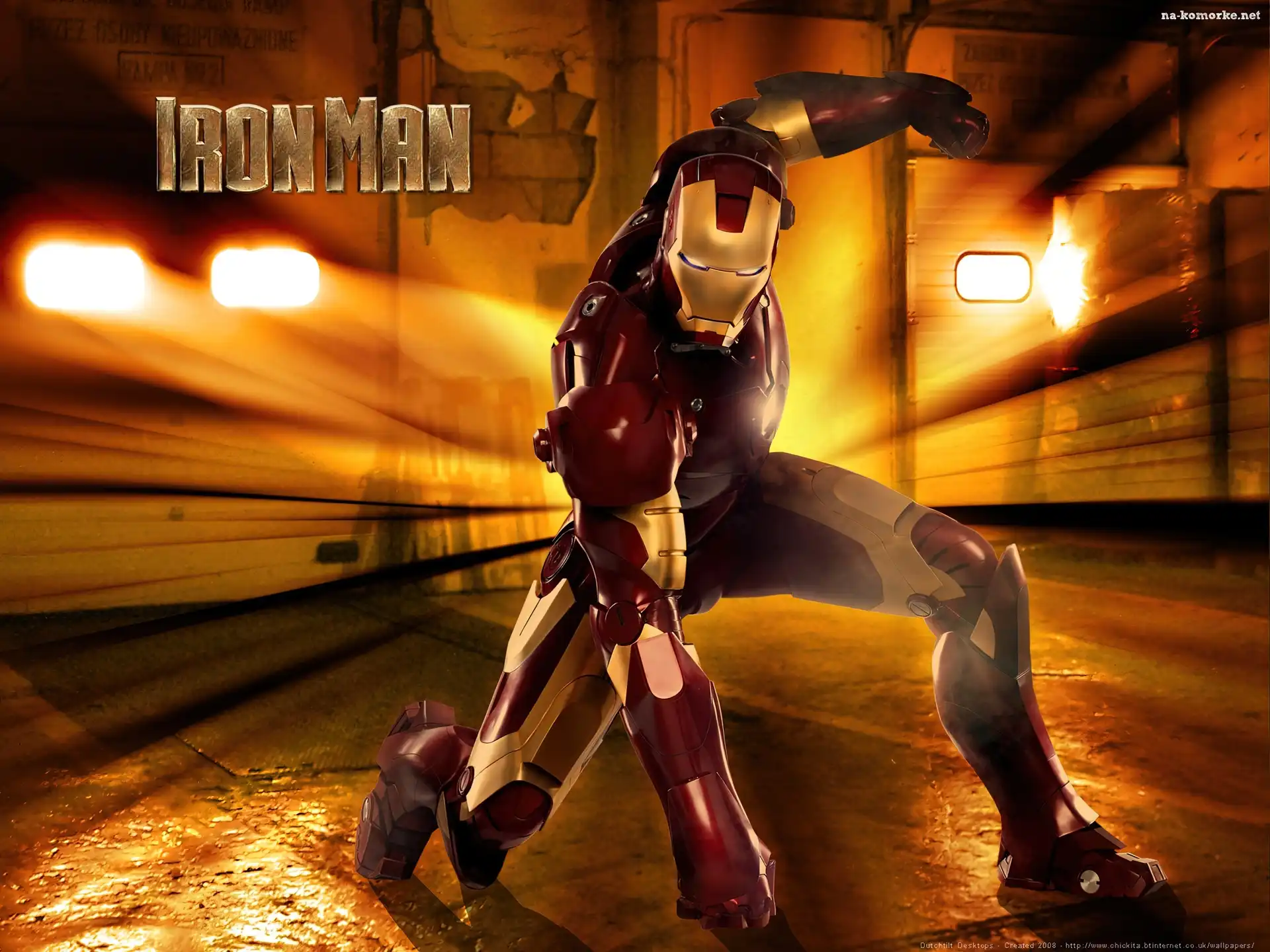 Iron Man, robot, światła