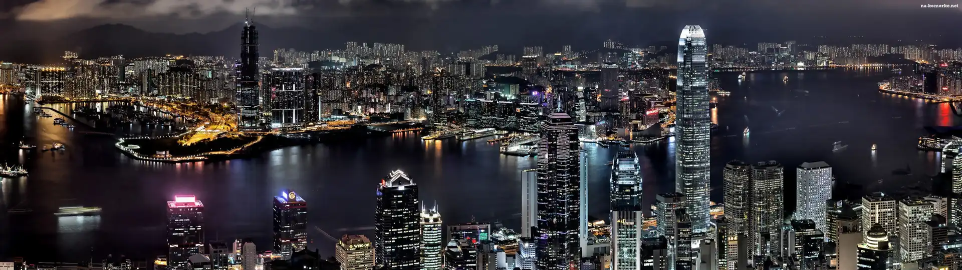 Japonia, Noc, Tokio, Miasto