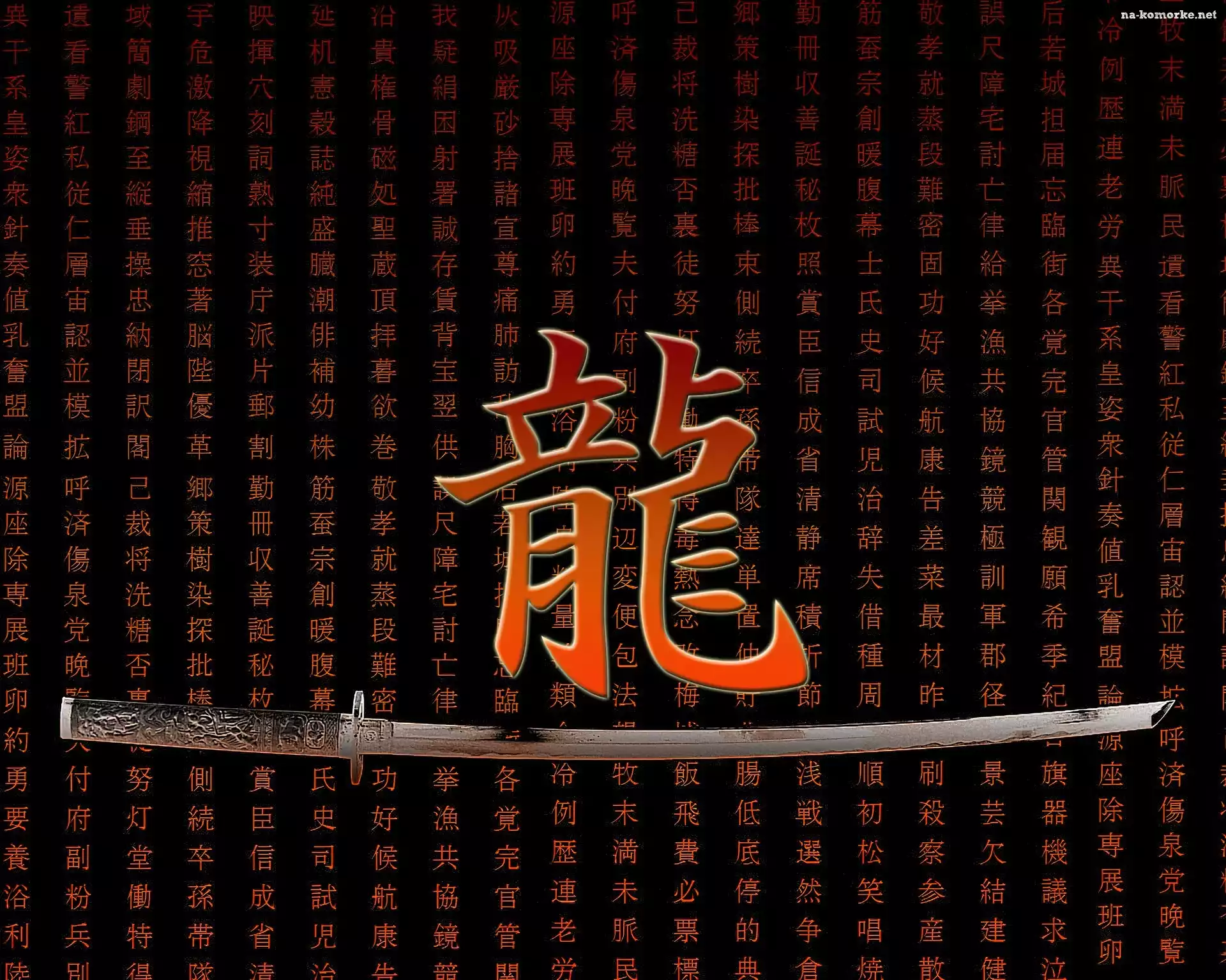 Katana, Japońskie, Znaki