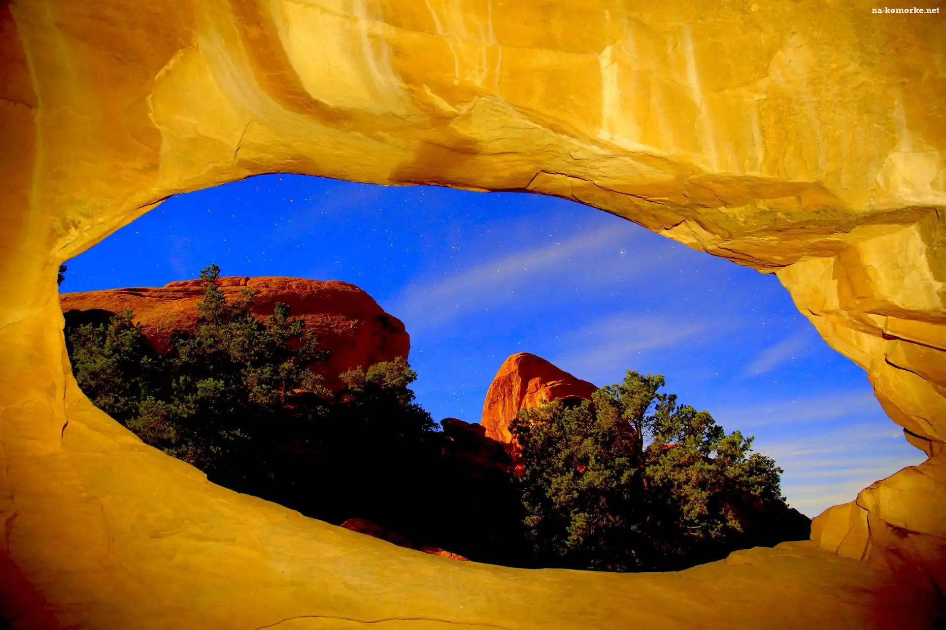 Jaskinia, Kanion, Park, Narodowy, Utah