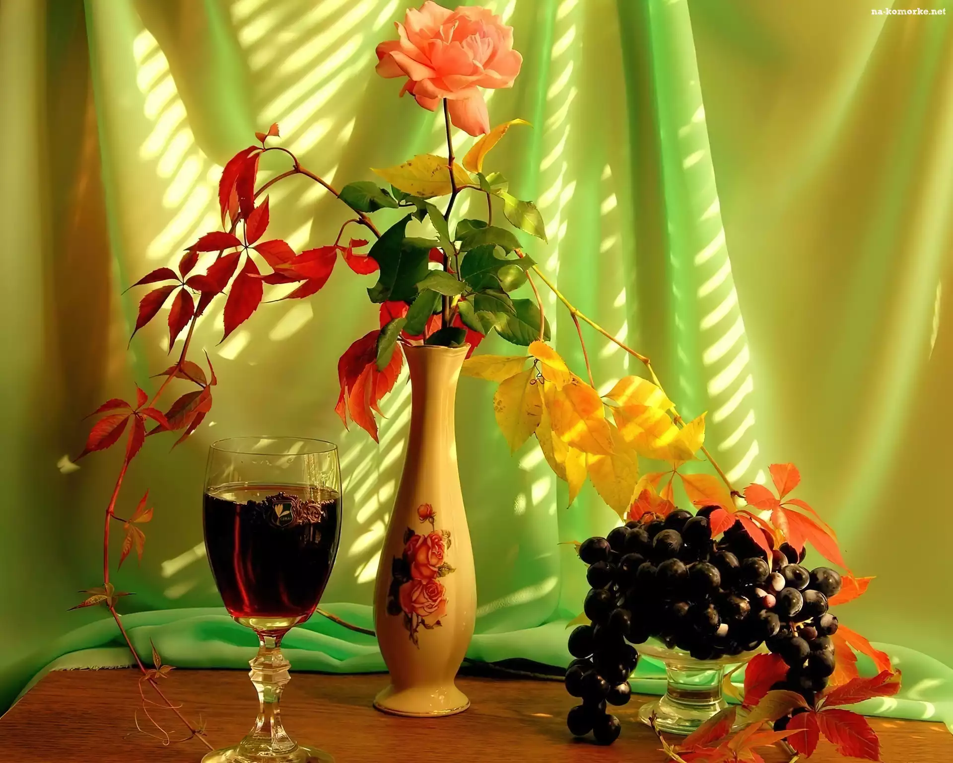 Jesienny, Wino, Bukiet, Winogrona