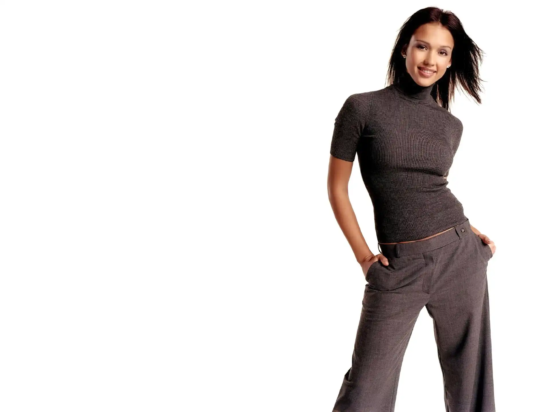 Jessica Alba, golfik, dopasowany