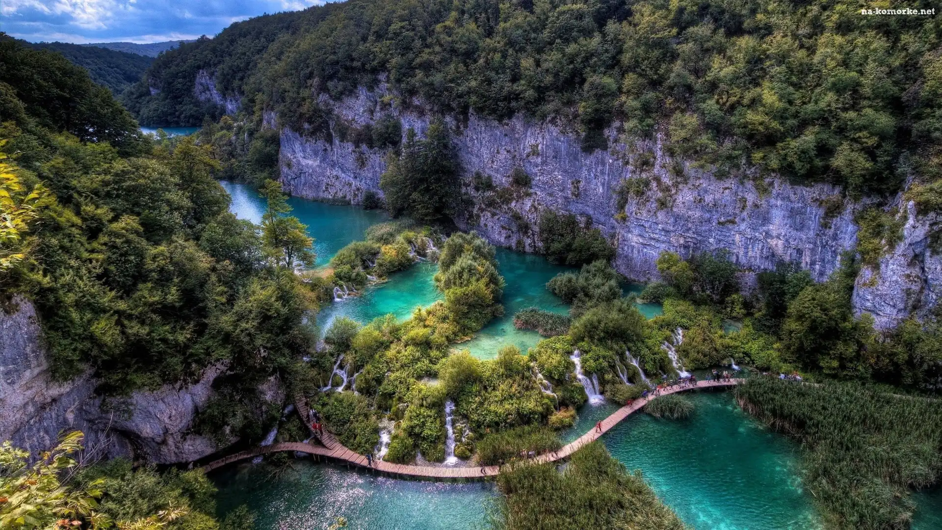 Jeziora, Plitvice, Skały, Park Narodowy