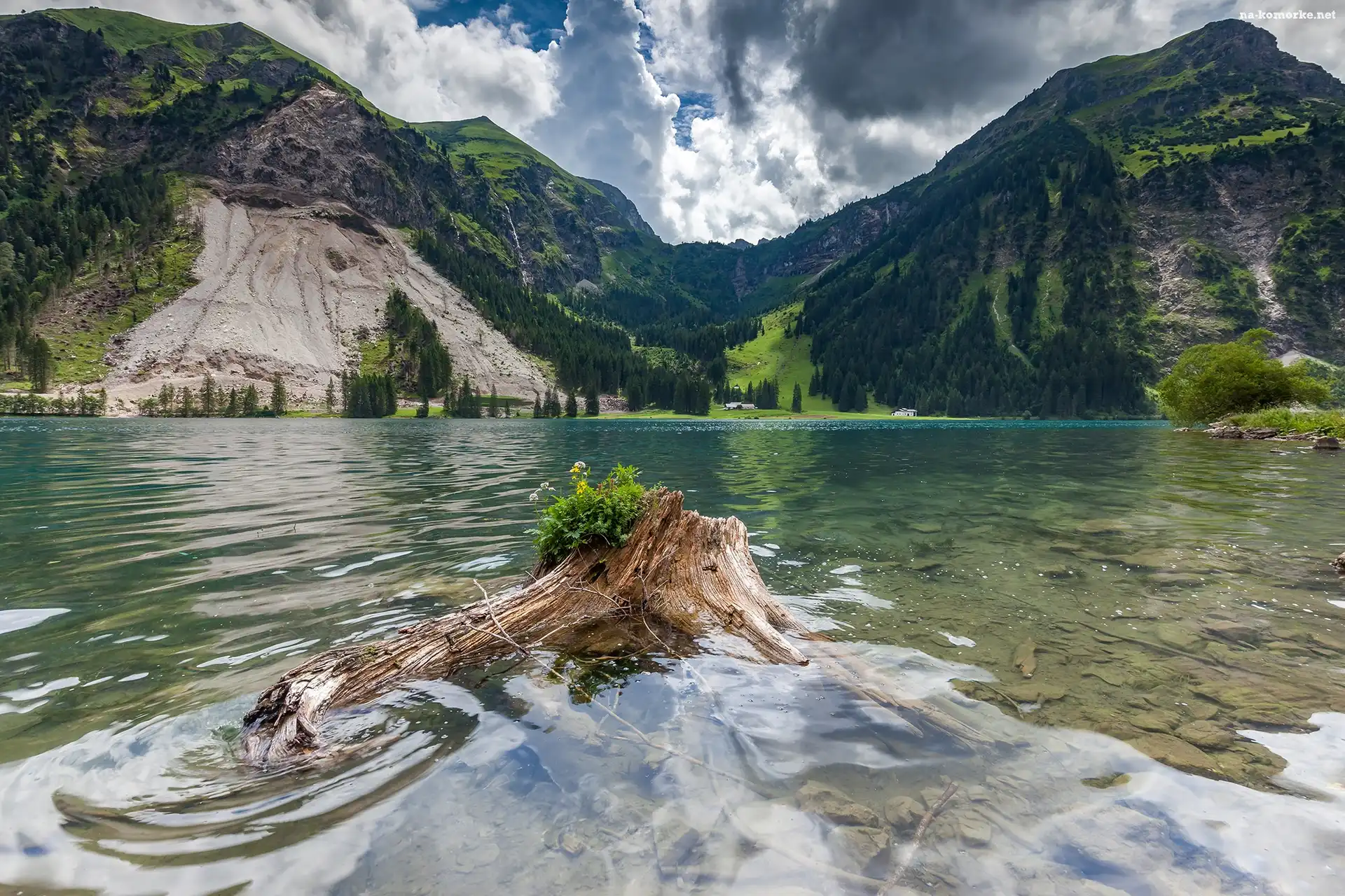 Jezioro, Austria, Konar, Góry
