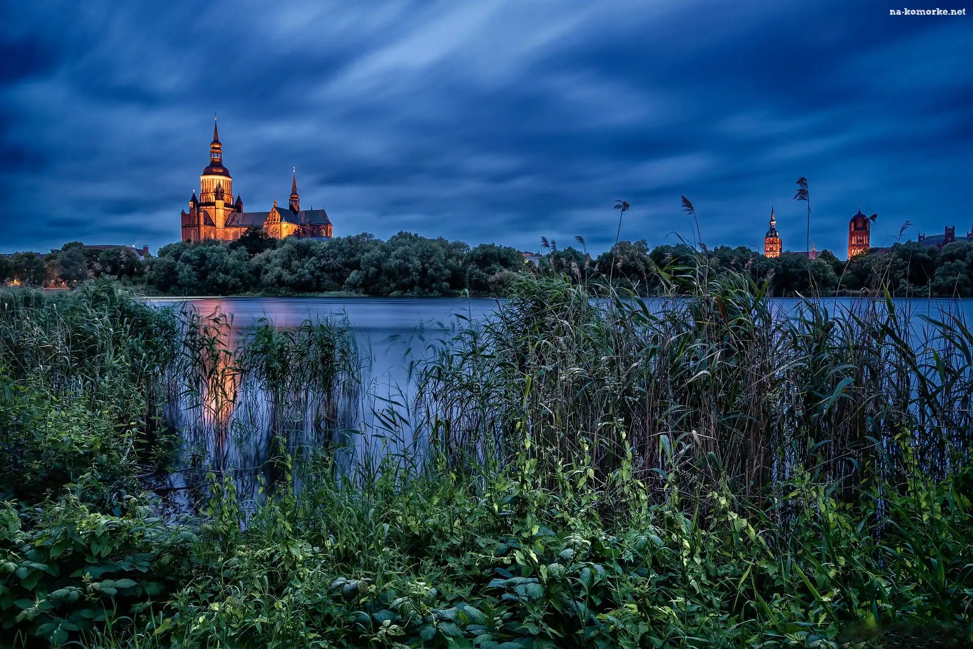 Niemcy, Jezioro Knieperteich, Stralsund, Kościół Mariacki w Stralsundzie