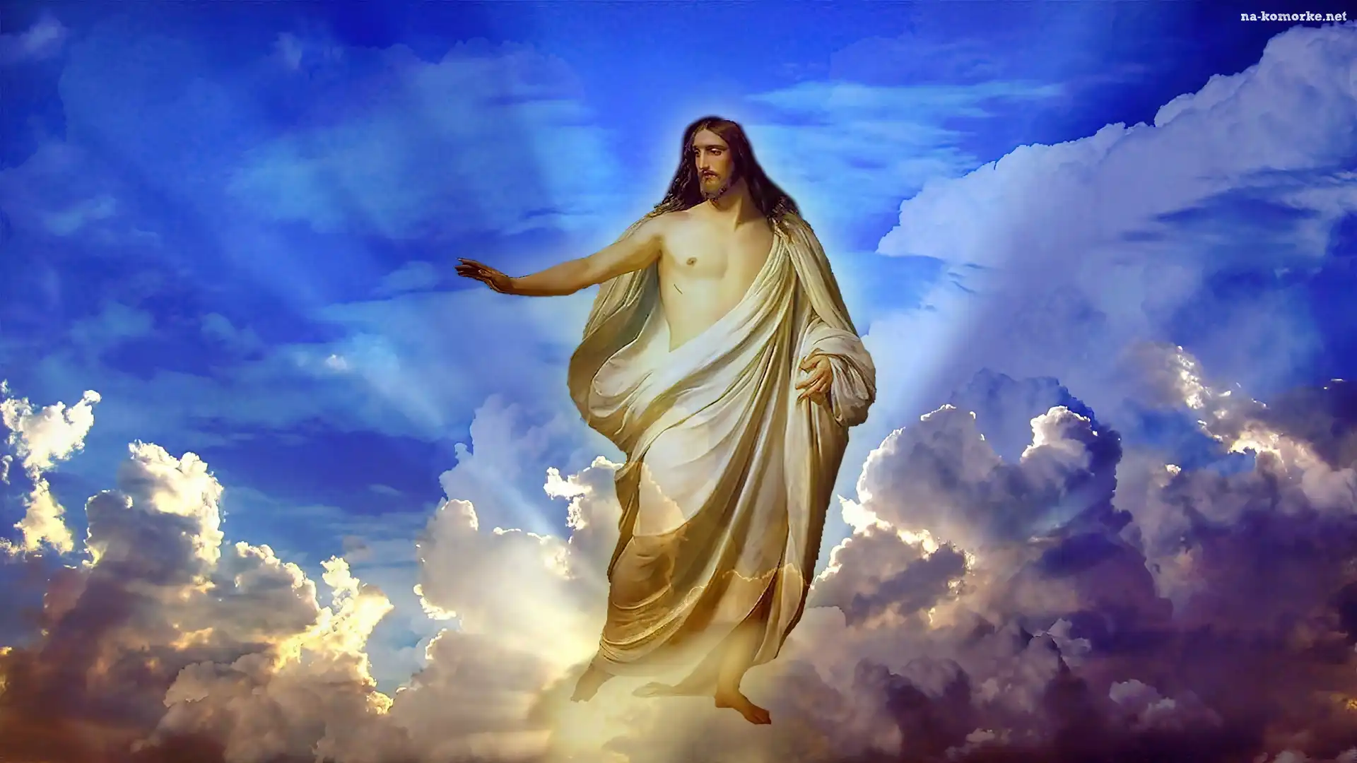 Jezus, Światła, Chmury, Promienie