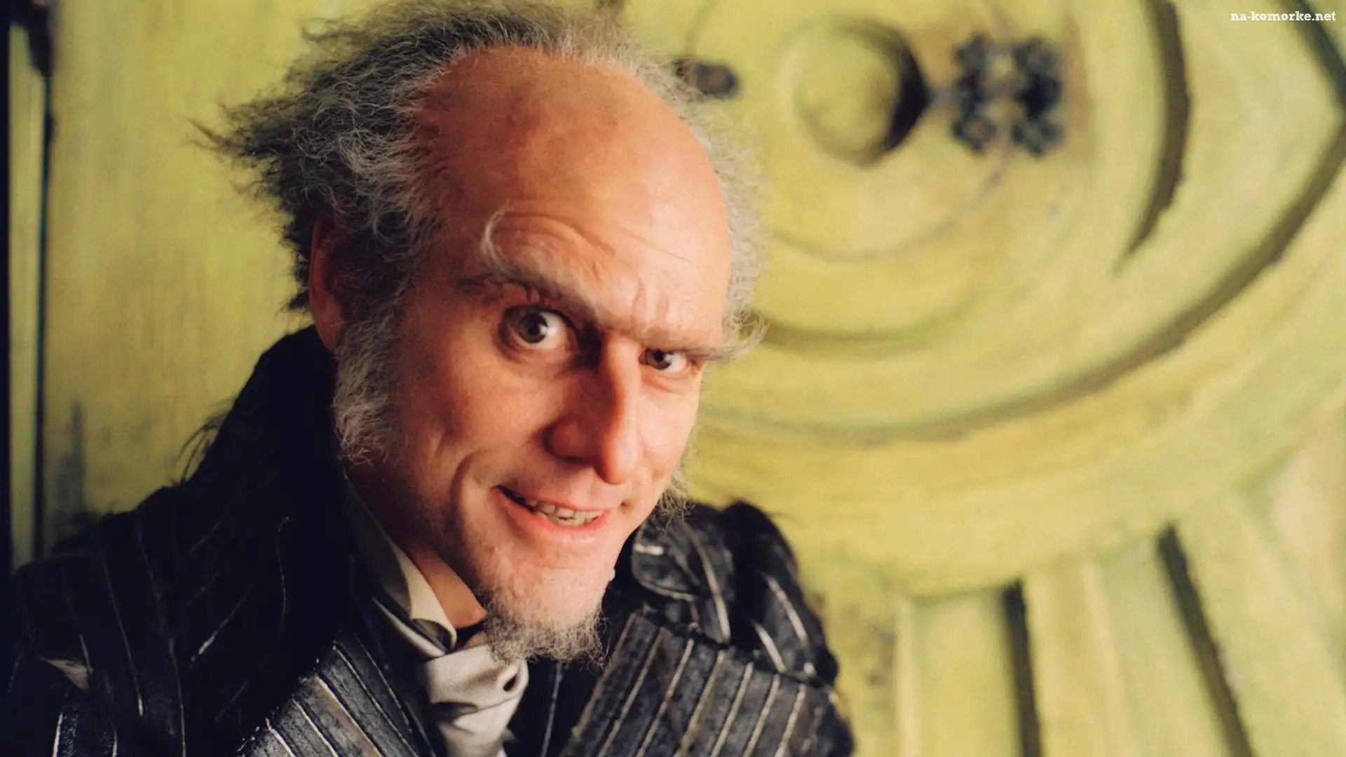 Jim Carrey, siwizna, krawat