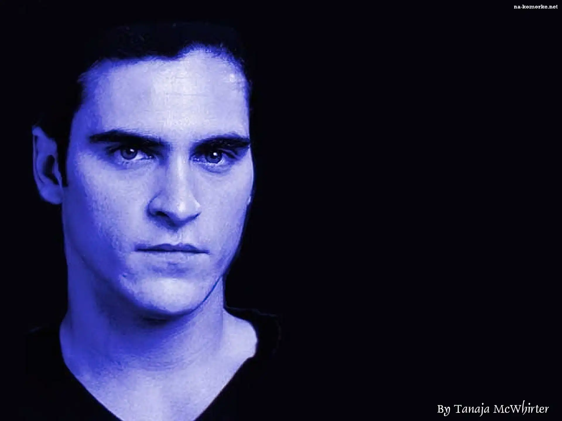 Joaquin Phoenix, niebieskie oczy