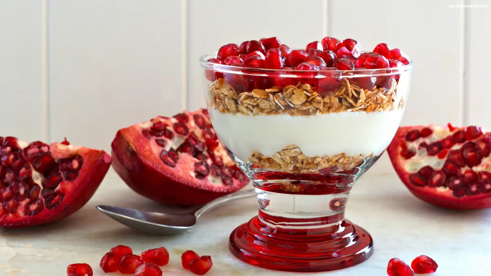 Jogurt, Åšniadanie, Musli, Granaty