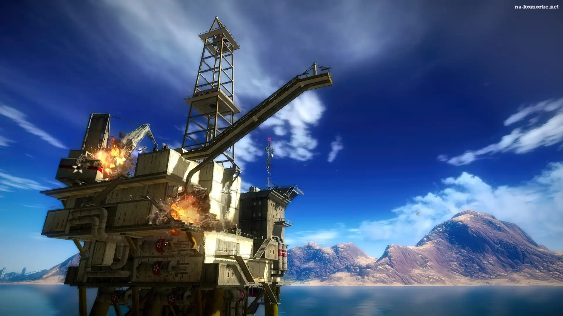 Just Cause 2, Wiertnicza, Platforma