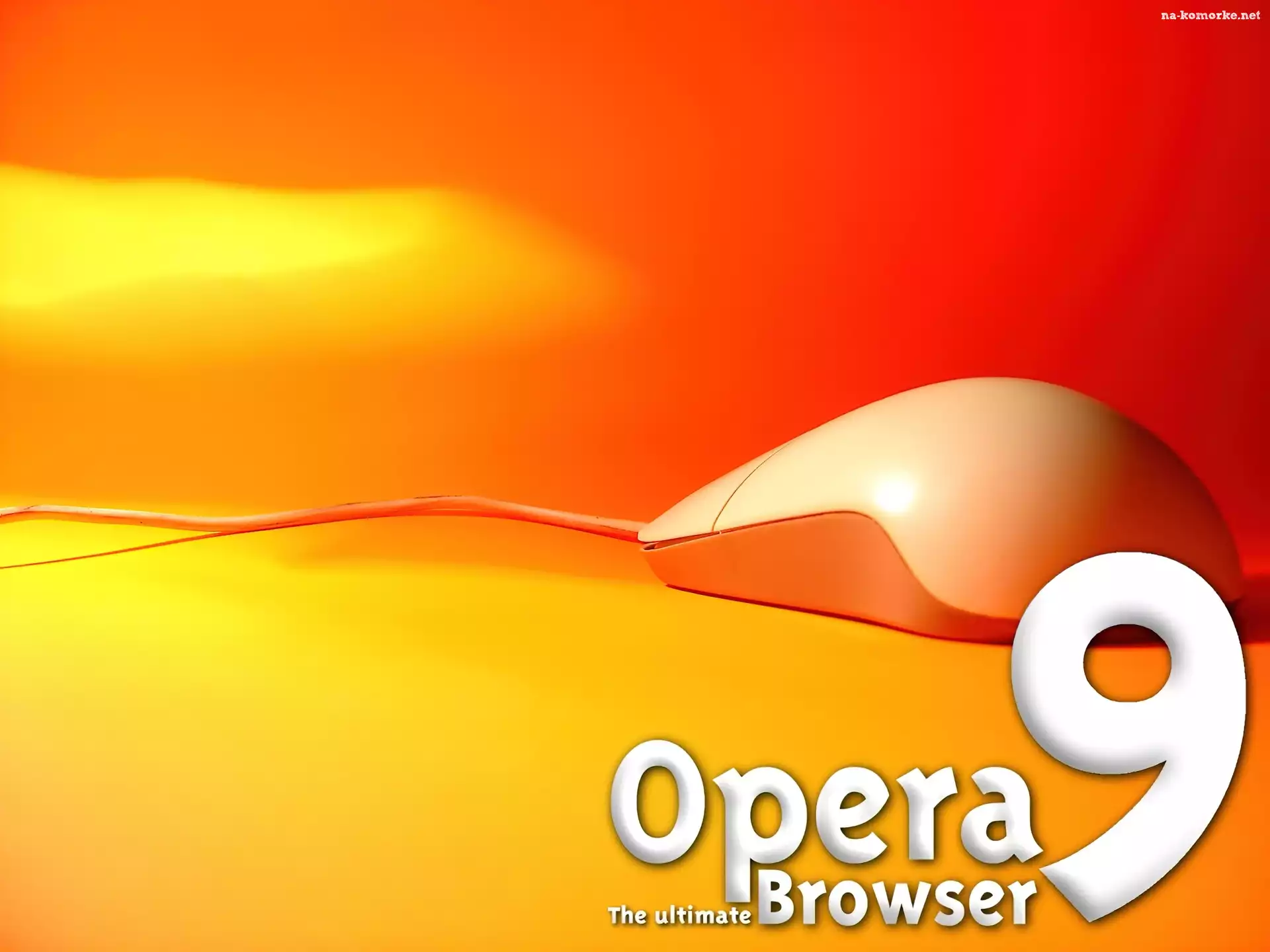 myszka, kabel, Opera