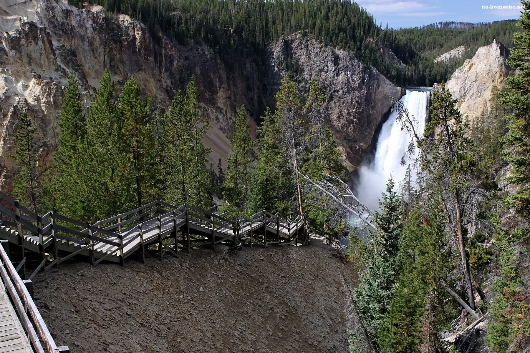Kalifornia, Góry, Wodospad, Park Narodowy, Yosemite
