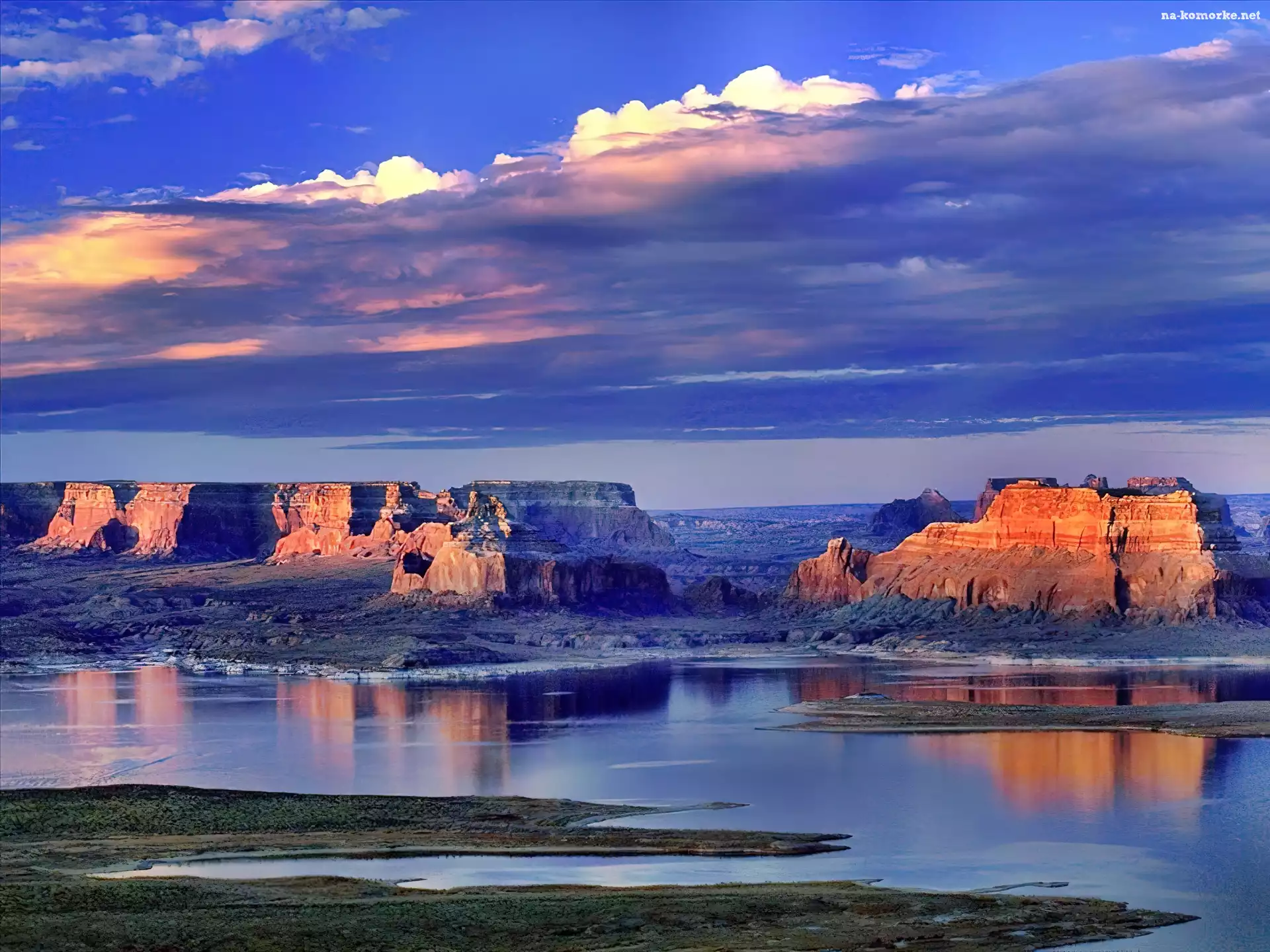 Rozlewiska, Utah, Kanion, Chmury